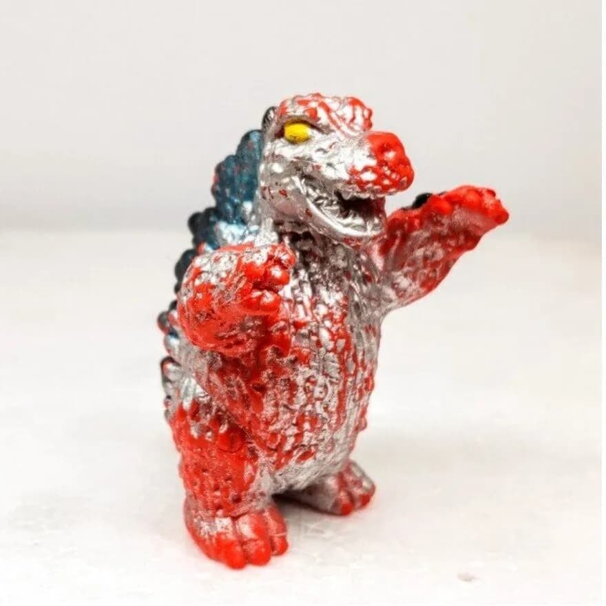 ゴジラ／ブラックメタ】怪獣消しゴムを塗る！｜レイレイ