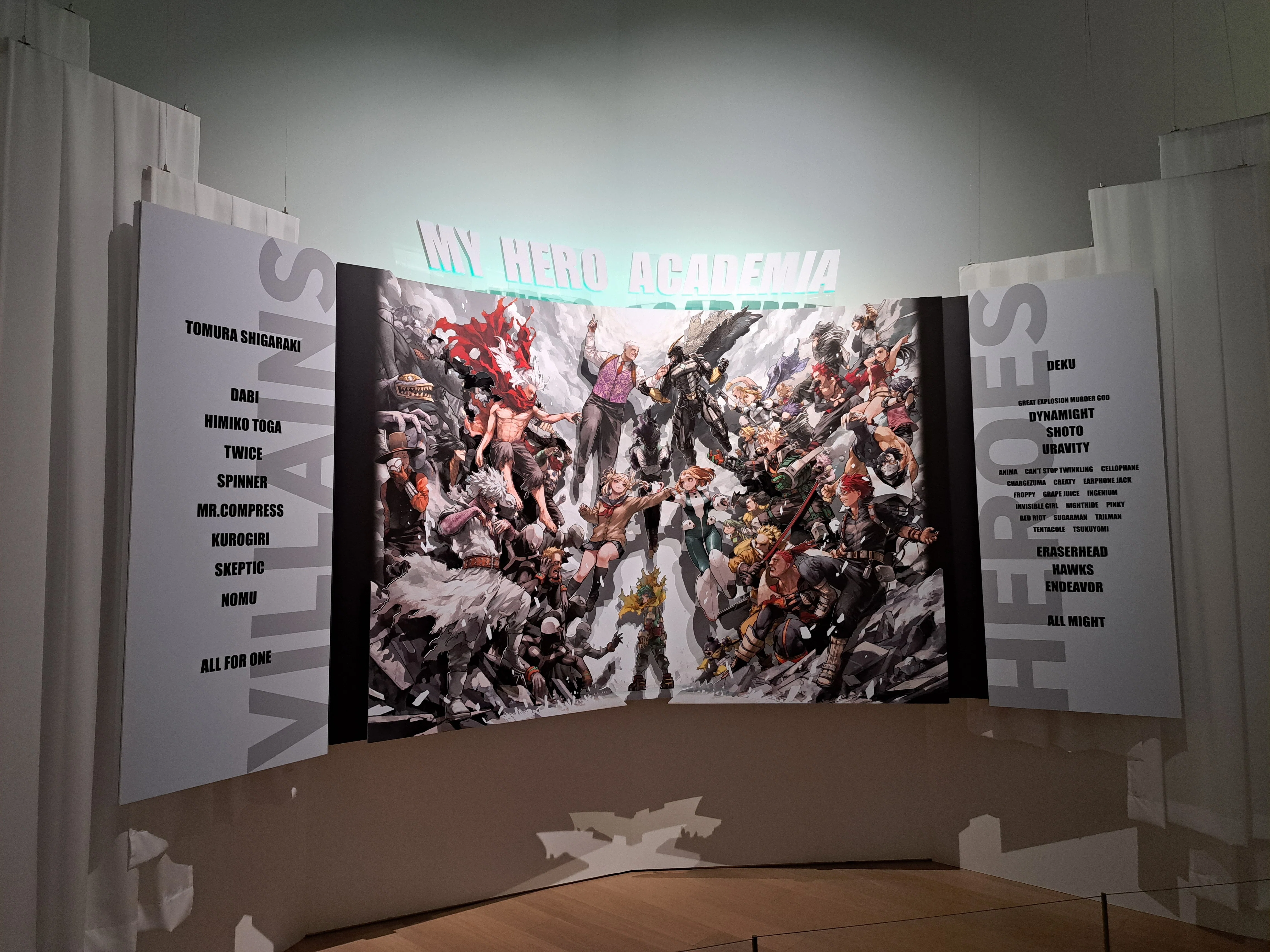 催】僕のヒーローアカデミア原画展｜ジロ頭巾