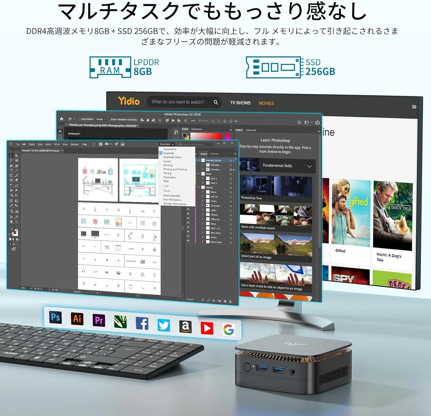 2025新型 インテル N97 ミニPC 8GB 256GB|GetGadgetGot 2025新型 インテル N97 ミニPC 8GB 256GB|GetGadgetGot