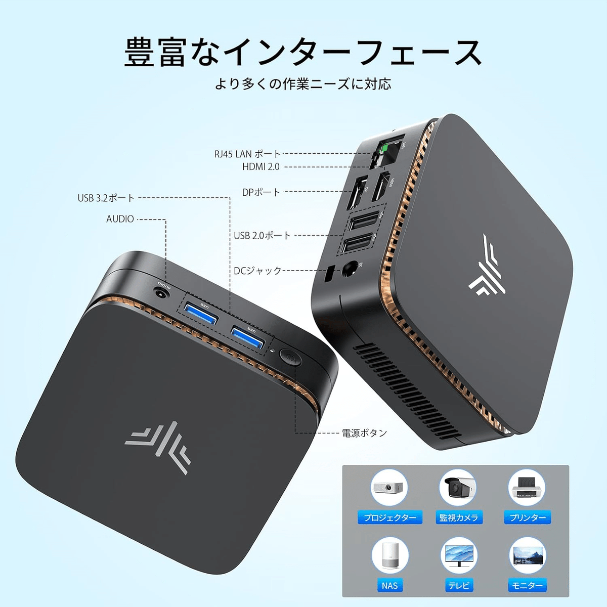 ミニpc インテル N97Windows11 Pro 8GB 256GB 2025新型 インテル N97 ミニPC 8GB 256GB｜GetGadgetGot