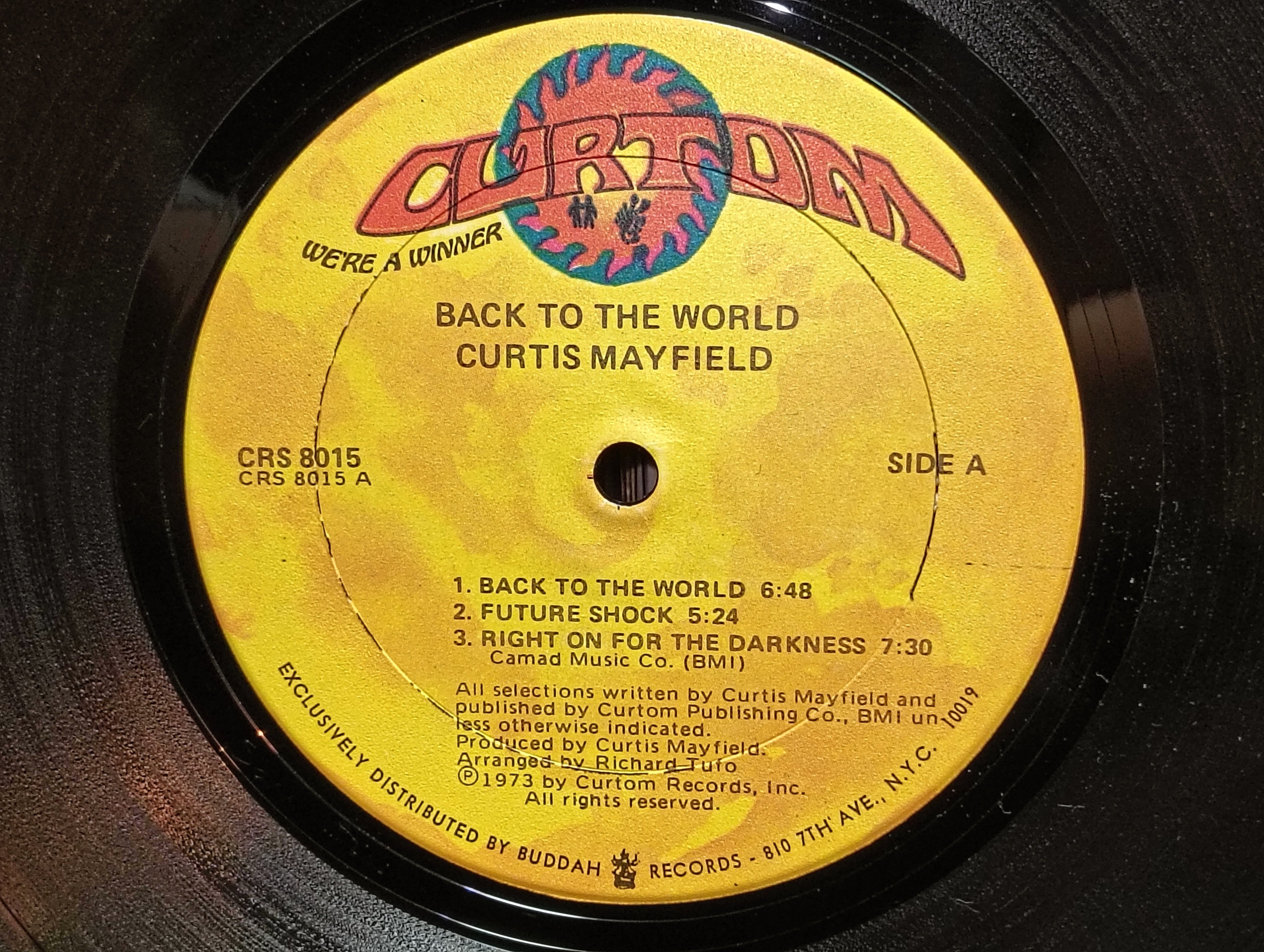 Back to the World】(1973) Curtis Mayfield ドラマティックで