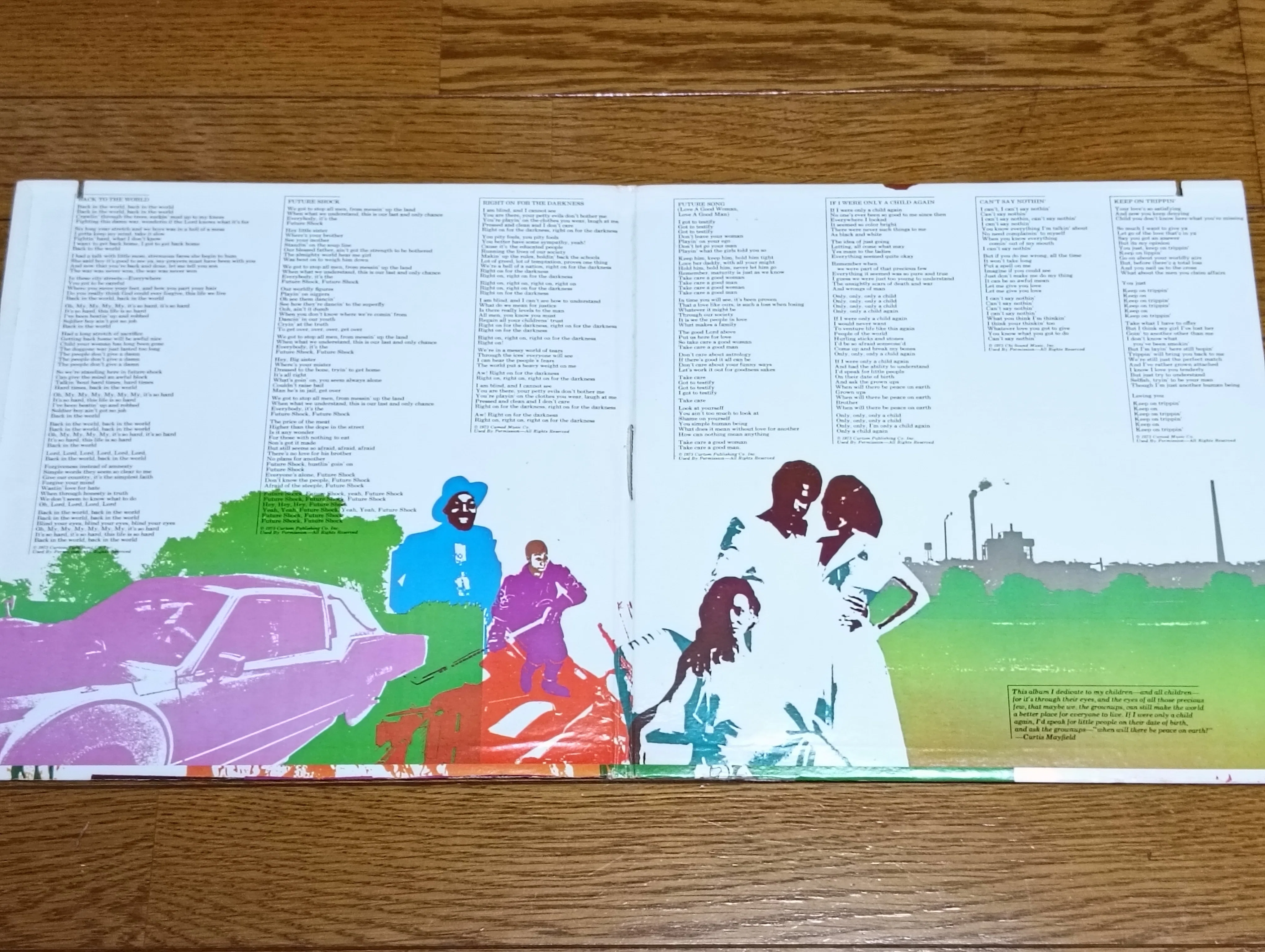 7'EP Curtis Mayfield - 地獄の世の中 カーティス・メイフィールド / フレディの死 FREDDIE'S DEAD (THEME