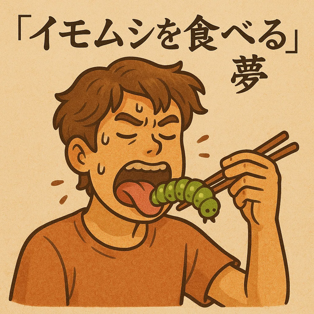 イモムシを食べる夢」が示す心の変容と個性化のはじまり｜ポリ