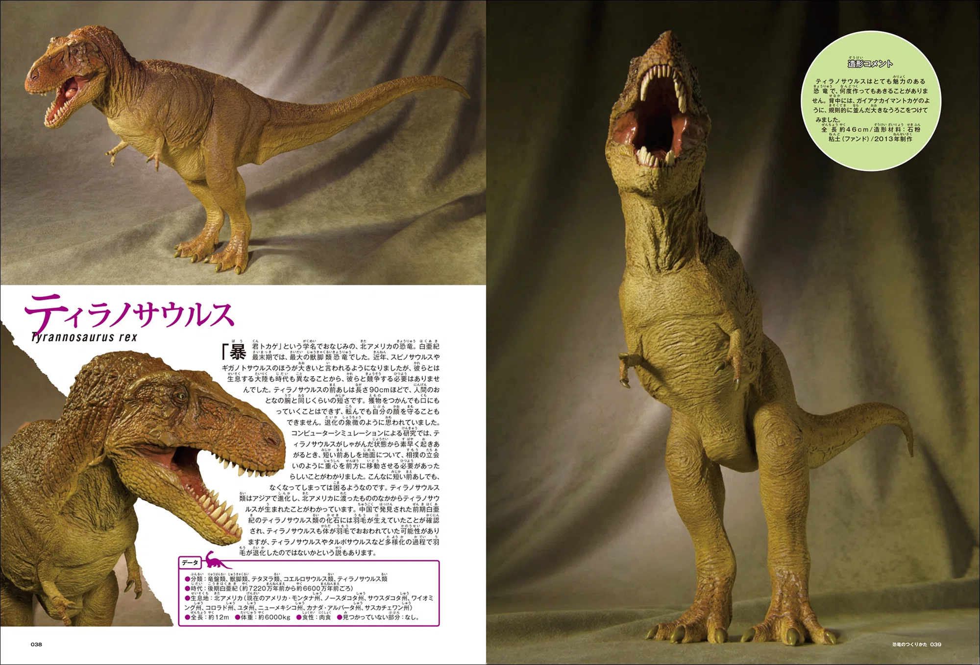 ○恐竜ガレージキット The Dinosaur Studio ニクトサウルス レジン