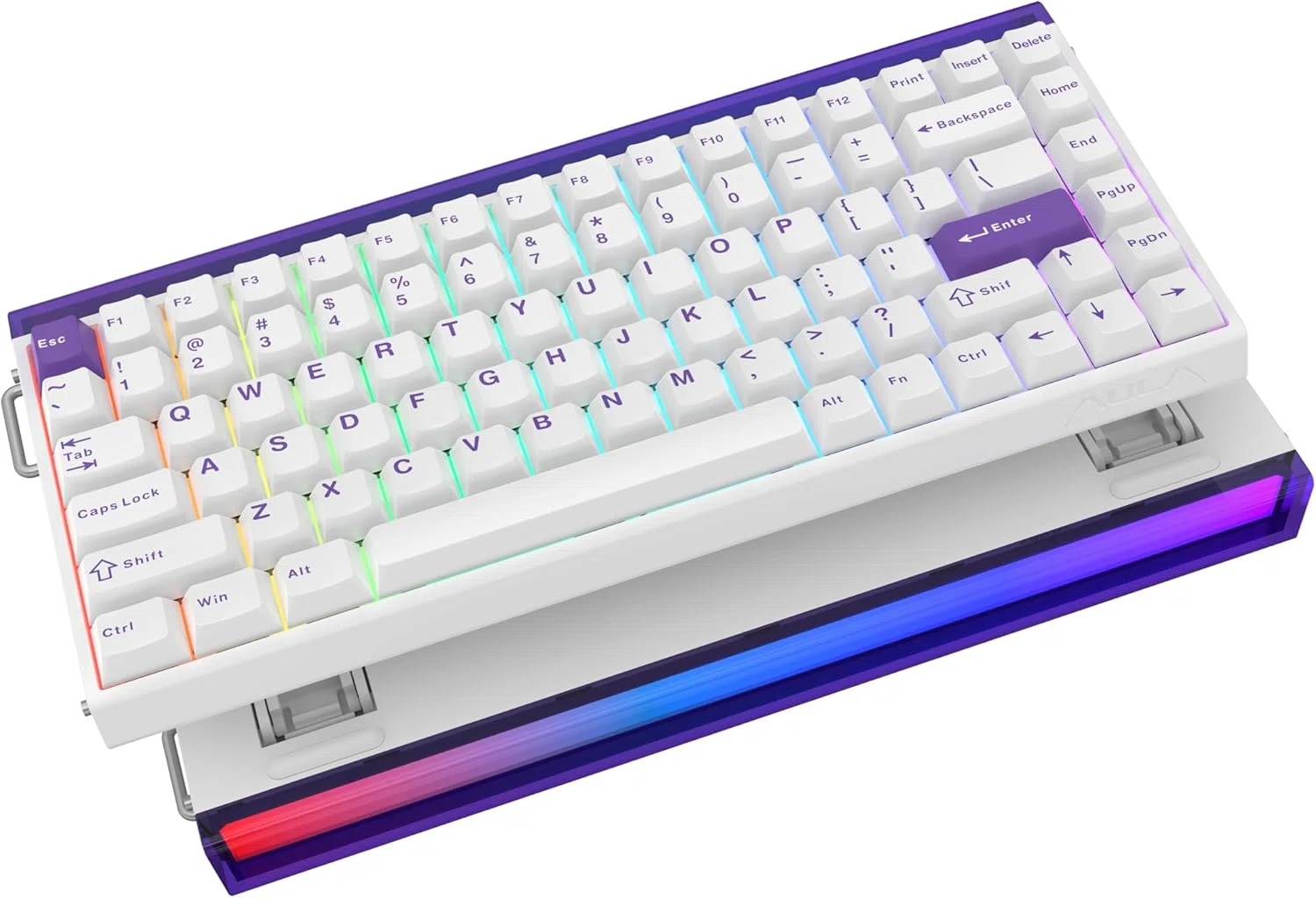 【値下げ】HERO84HE メカニカルキーボード ホワイト/パープル EPOMAKER Aula Hero84 HE ホワイトパープル｜GetGadgetGot