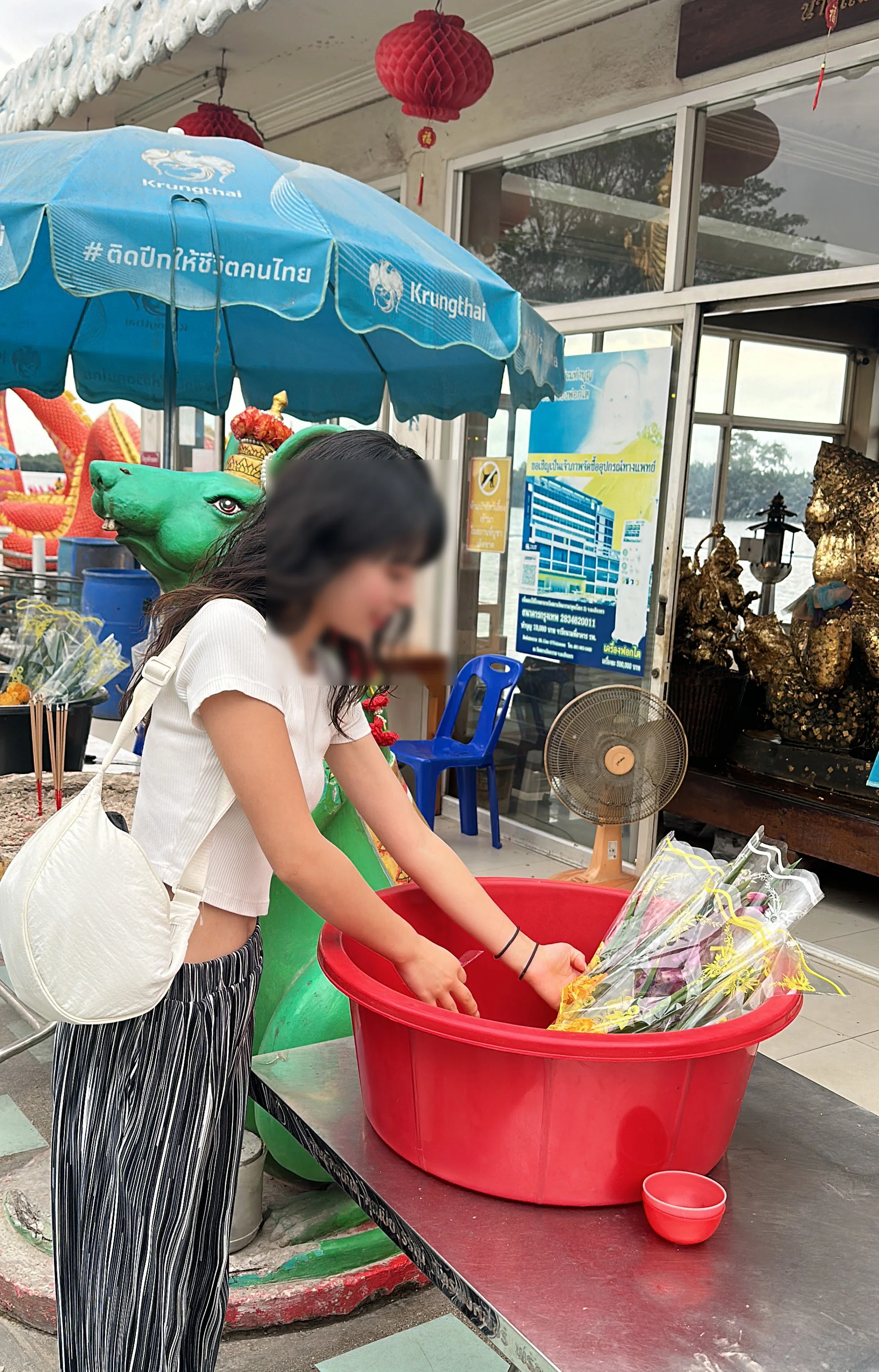 タイ観光】「ピンクのガネーシャ」に自力で行ってきた！｜後半〜参拝