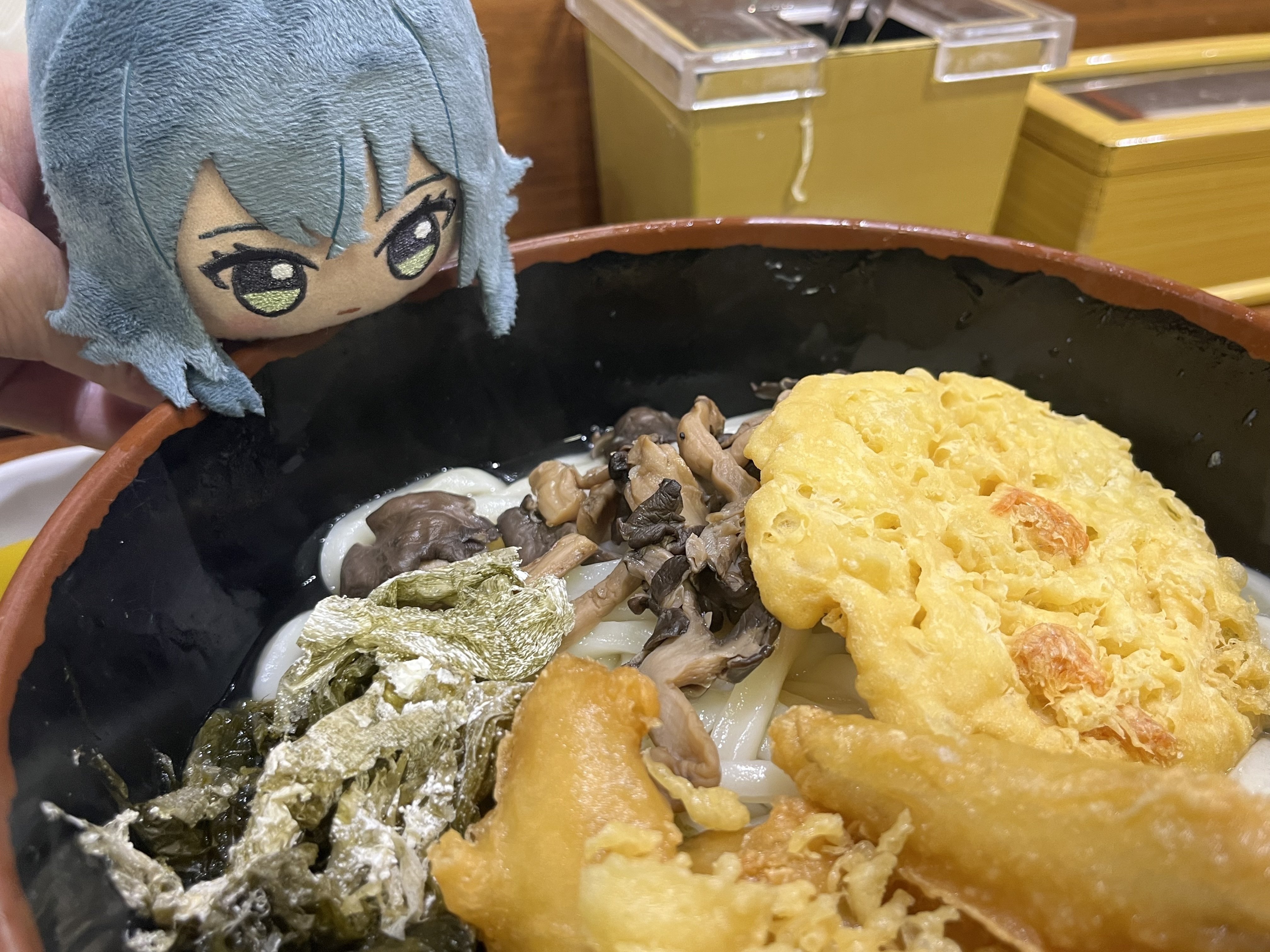 牧のうどん」にてももちゃんセットを食した｜はまなす