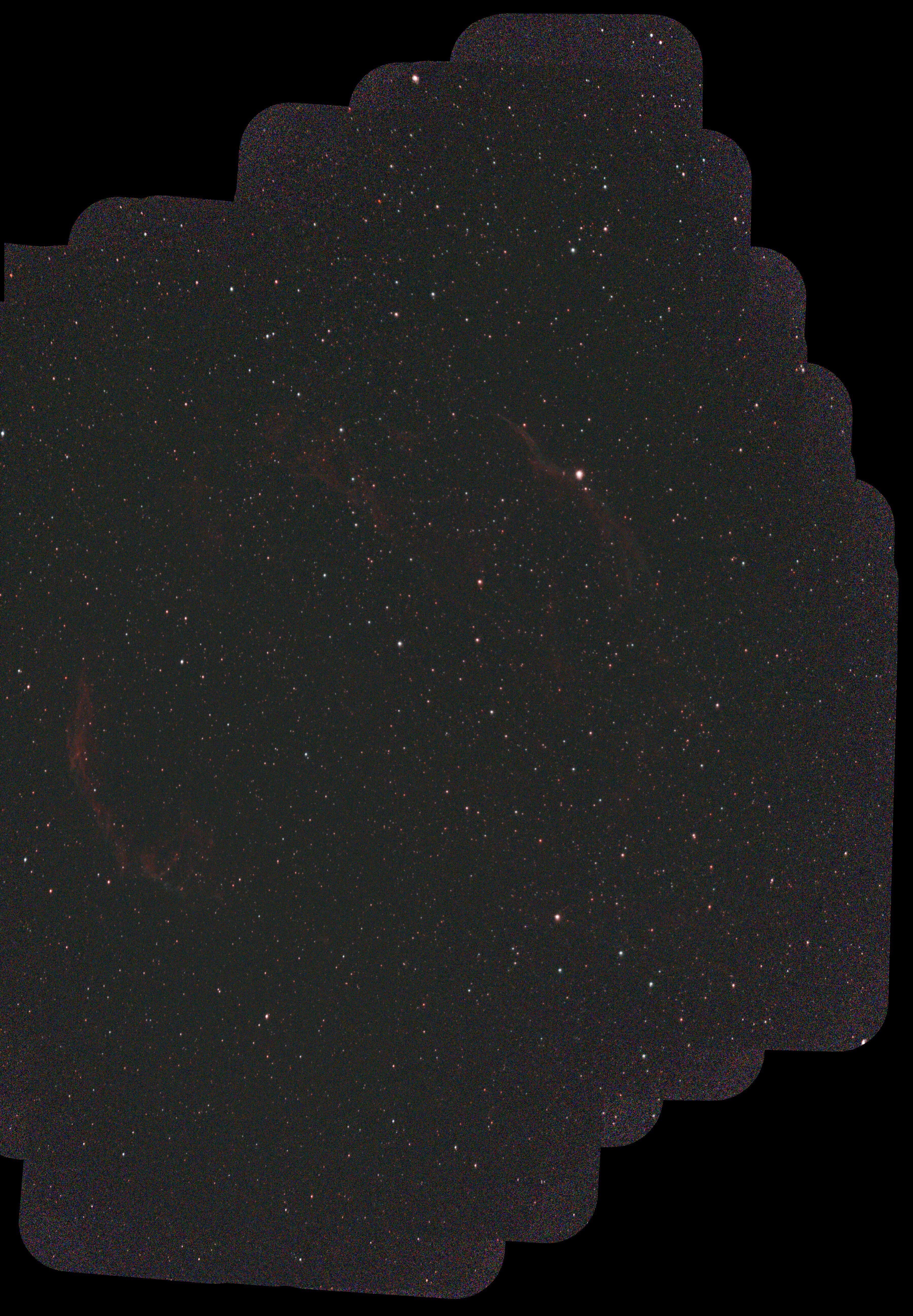 雲の網 NGC6995 網状星雲（こうもり星雲）・光害地 | A's balcony
