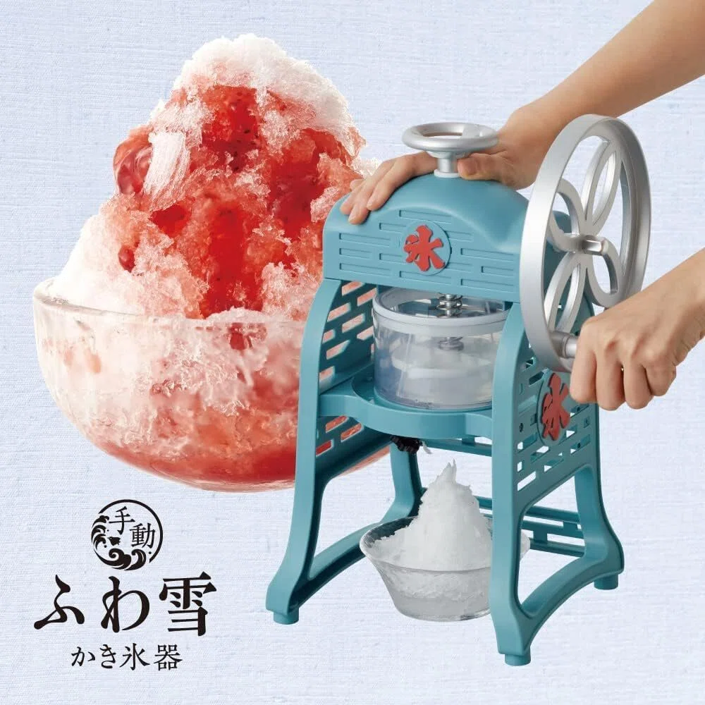 レビュー】ドウシシャ かき氷器 手動 ふわ雪 本格ふわふわ食感 バラ氷