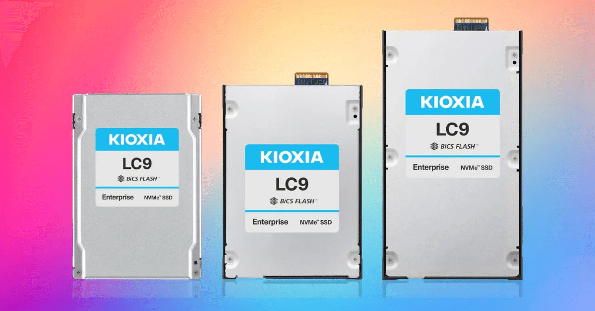 キオクシア KIOXIA キオクシア、生成AI向けSSD「KIOXIA LC9」に245.76TBの大容量