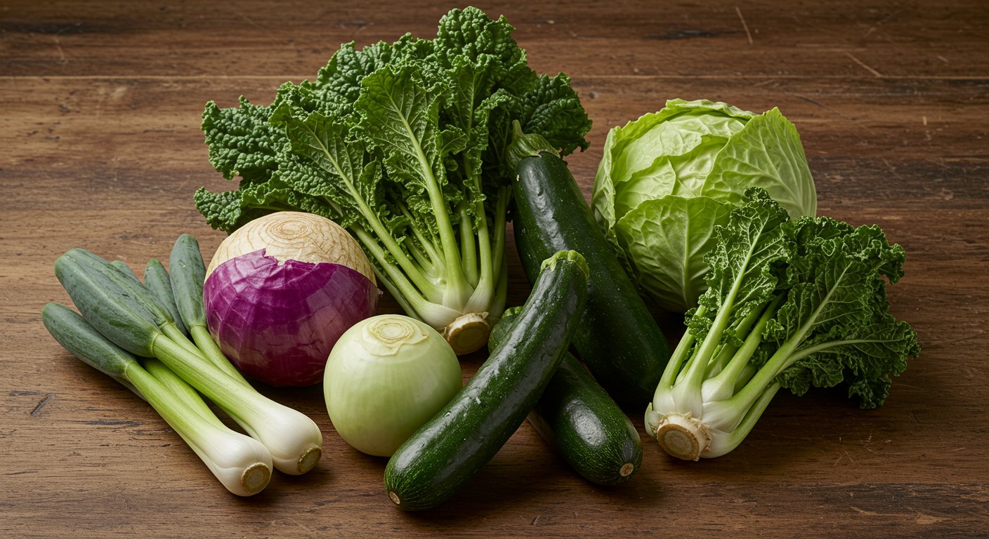 日本の伝統野菜の多様性を示す写真