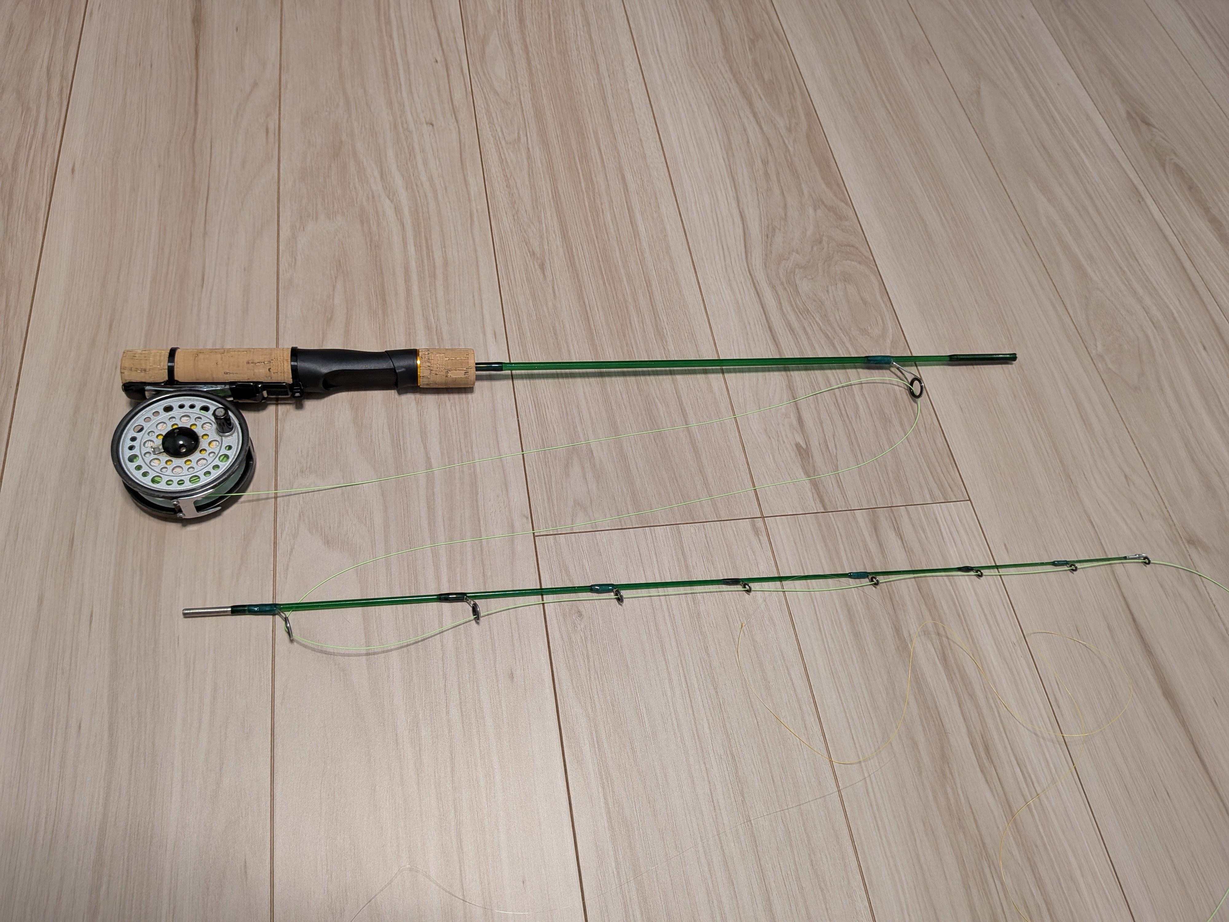 魔（駄）改造」～ダイソートラウトロッド＆ZEBCOリール｜るるG