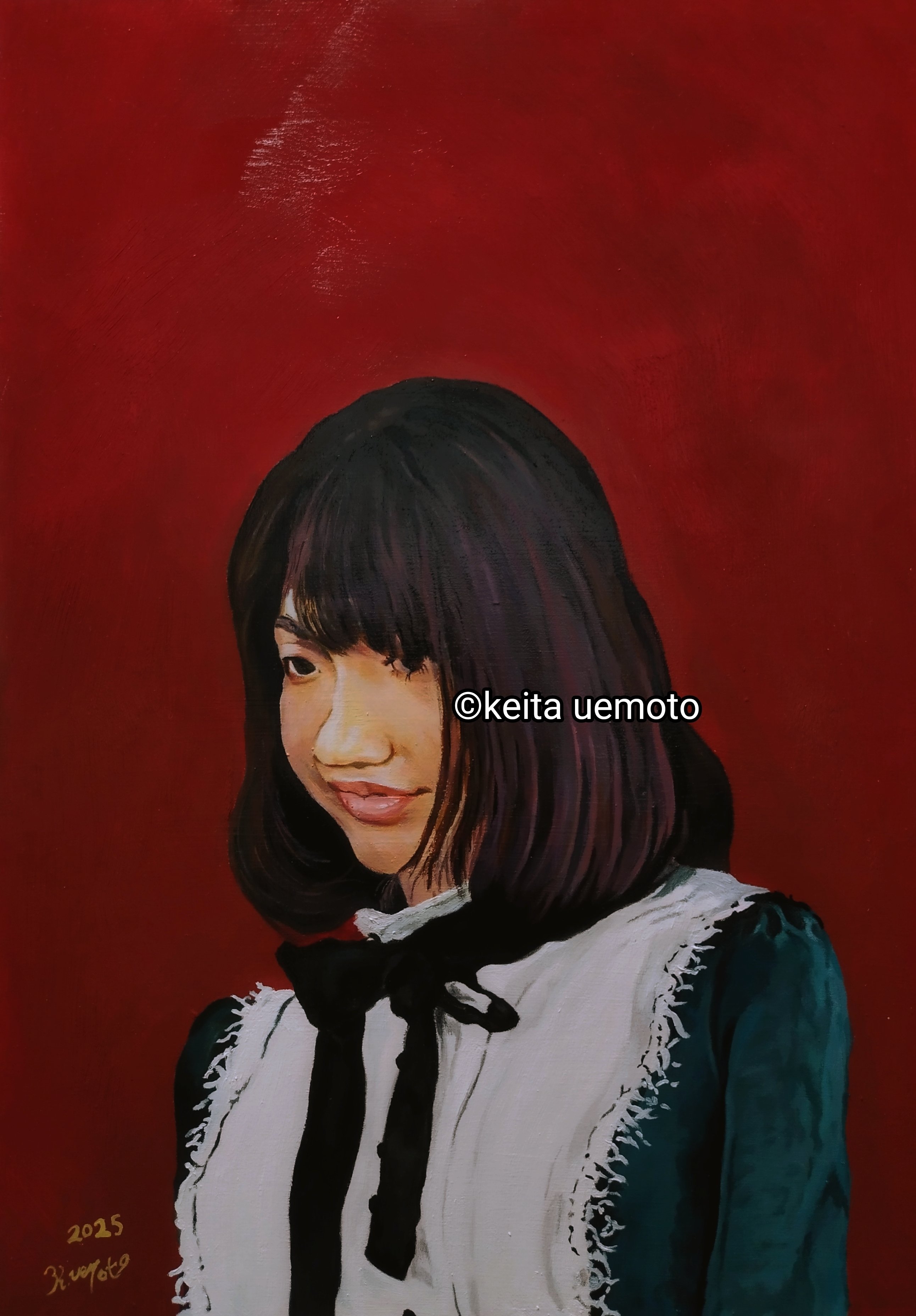 原画 油彩画 【愛別離苦】 fbede6260f1e150e4323ccee499fae