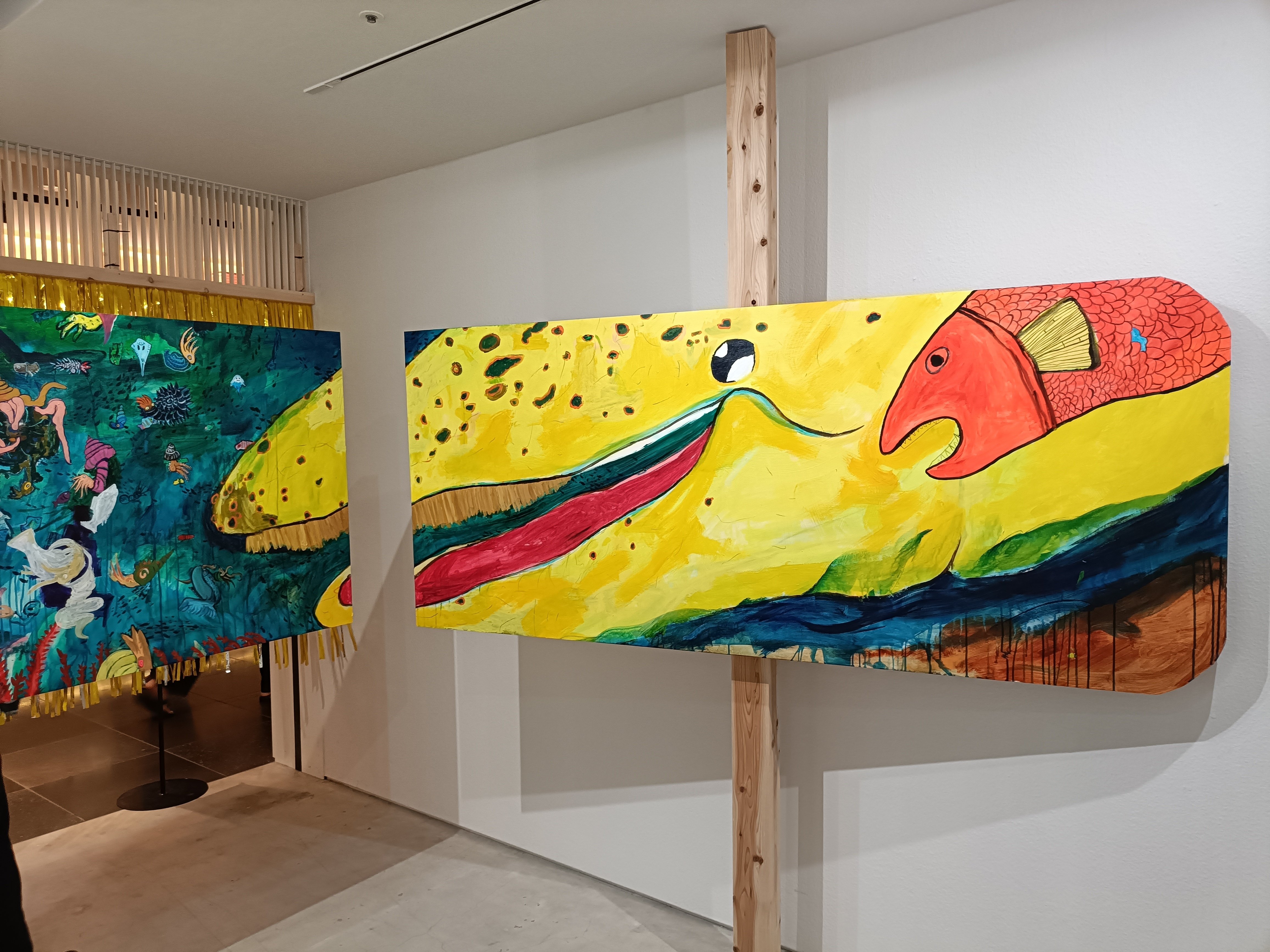 弓指 寛治 直筆彩色画 絵馬（ 大サイズ ） 弓指寛治 絵馬（大） | √K Contemporary