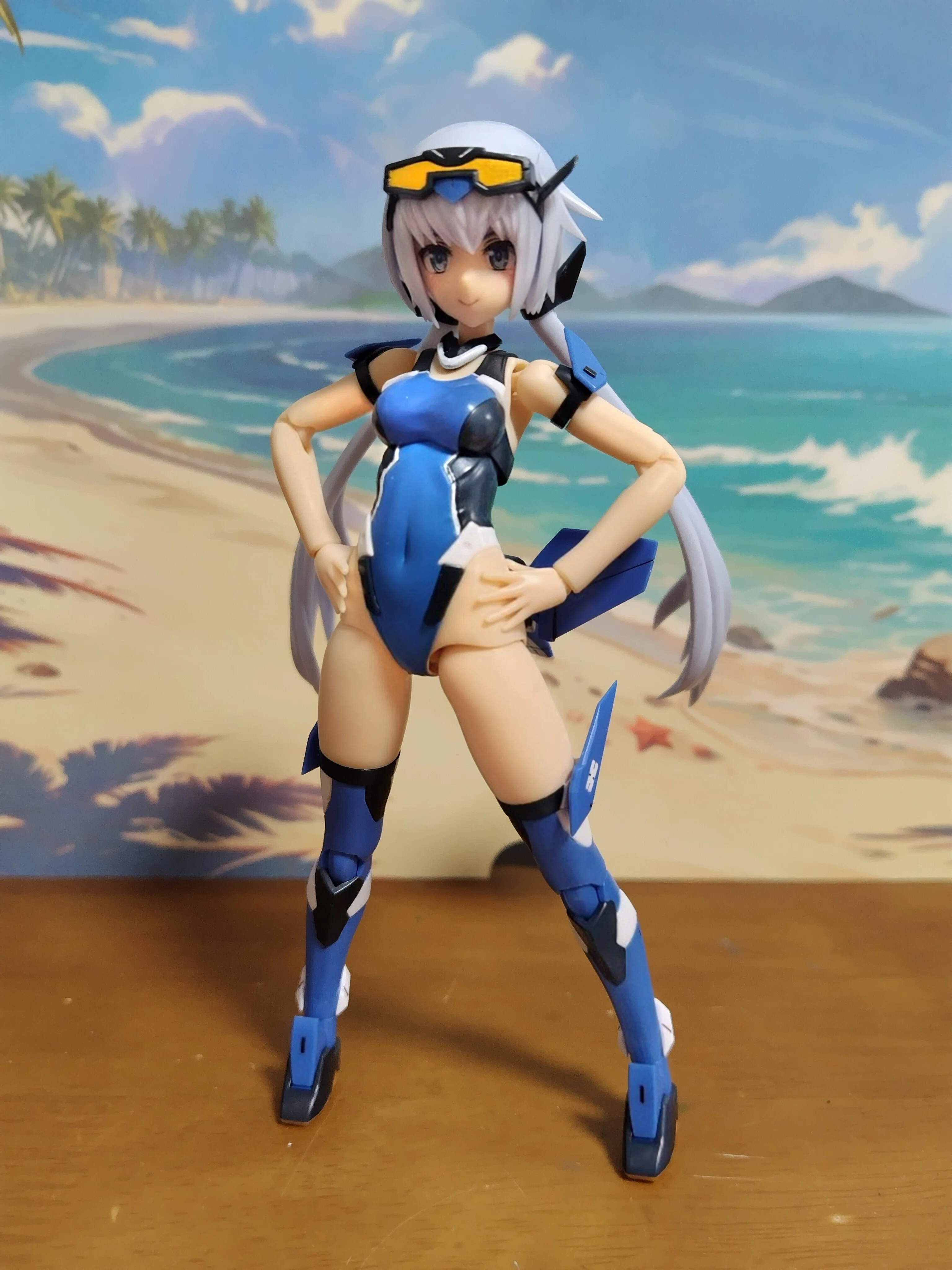 フレームアームズ・ガール スティレットSwimsuit Ver.箱絵＆軽めの