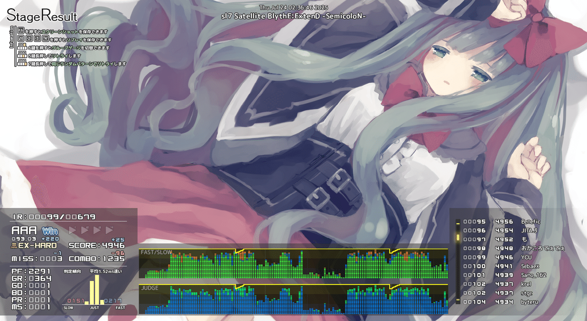 音ゲー日記20250723｜GRASS