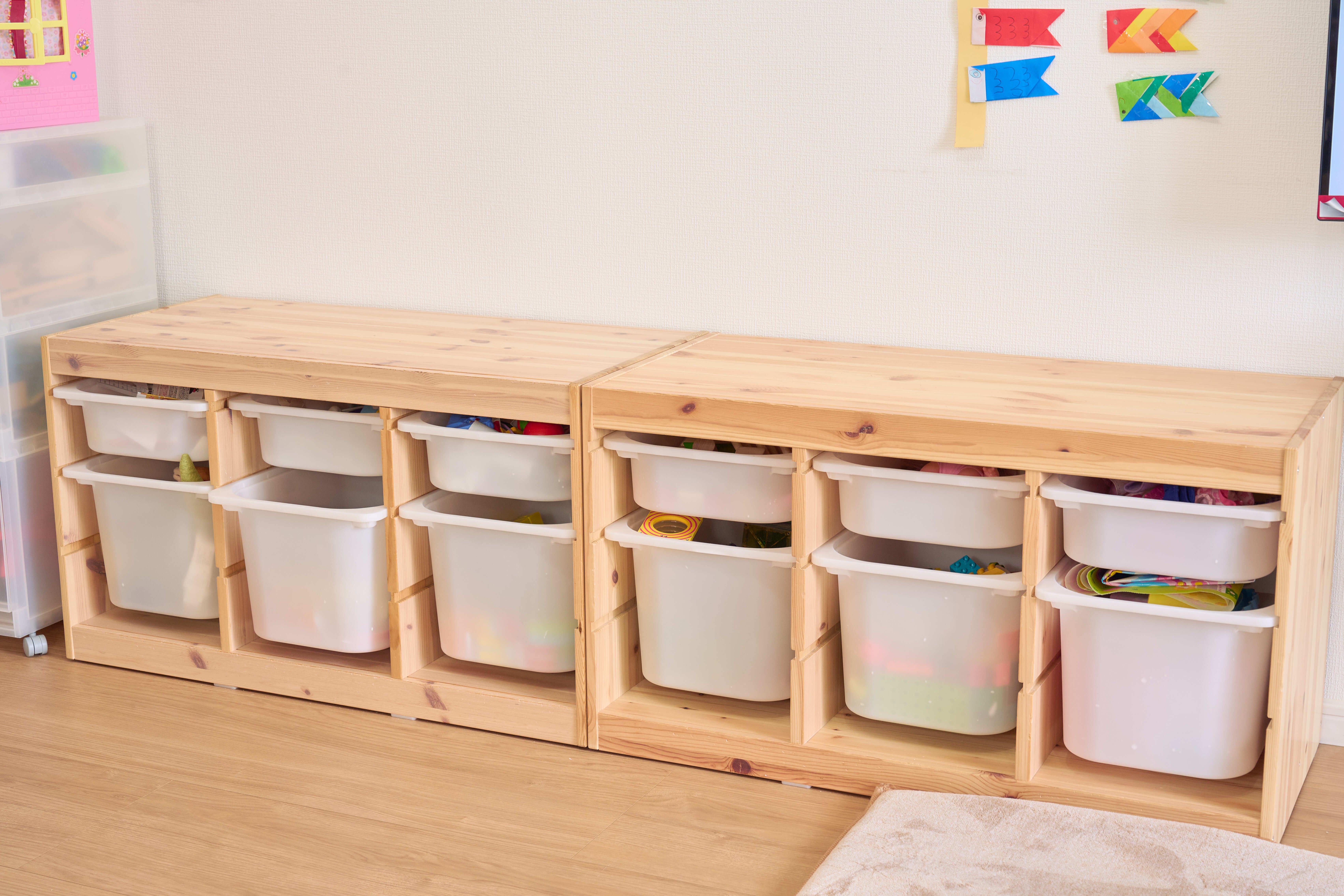 IKEA イケア　トロファスト　棚のみ　２つセット trofast-storage-combination-