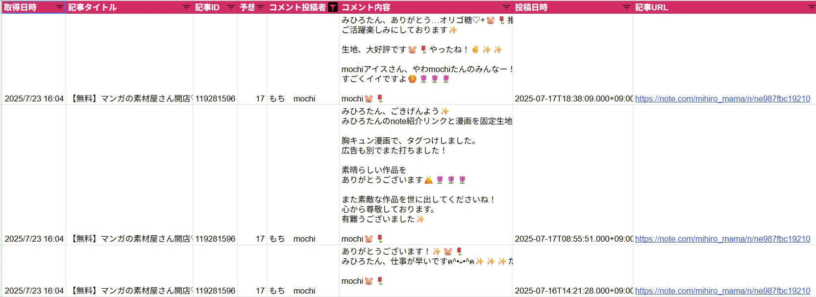 GAS・GPT・Claude・推しコメント──手が滑った先に餅粉文学があった