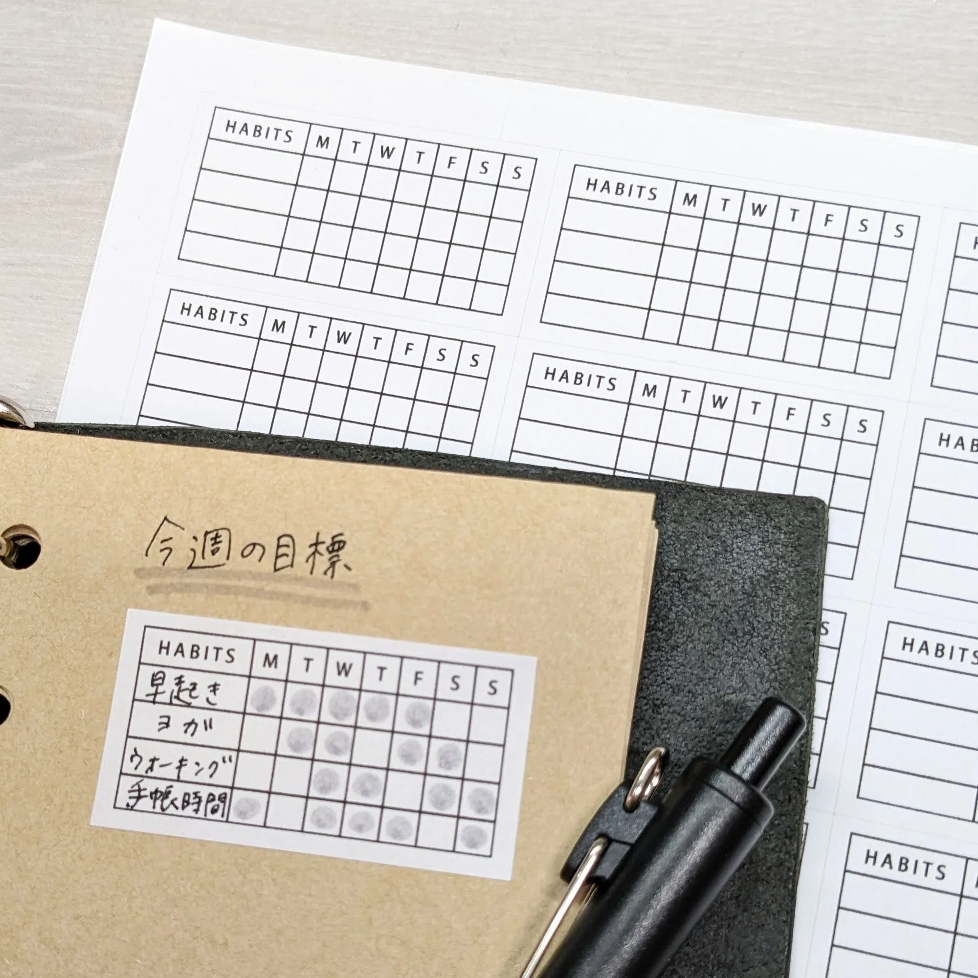 手帳を続けたい。「貼るだけ」ならなんとかなる。PETALOGの、かんたん 