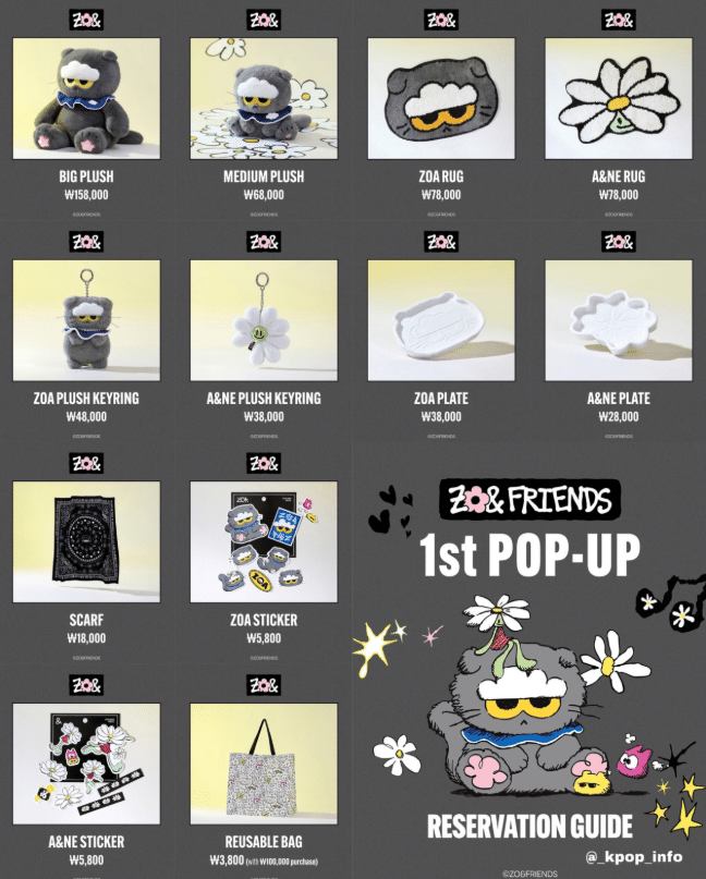 ZO＆FRIENDS 公式グッズ9点セット G-DRAGON ZO&FRIENDS【豪華9点セット‼️】G-DRAGON Limited G-Dragon ZO