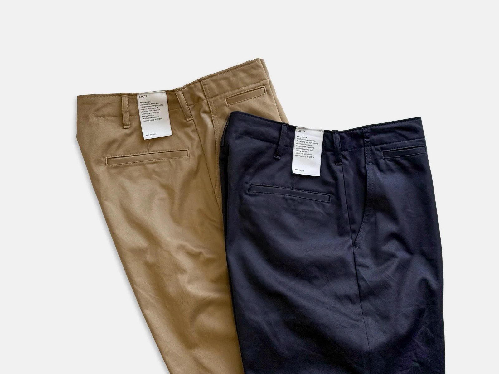 パンツ CIOTA 43khaki chino size6 CIOTA Weapon Chino Cloth Pants 43Khaki | 大阪心斎橋のメンズ