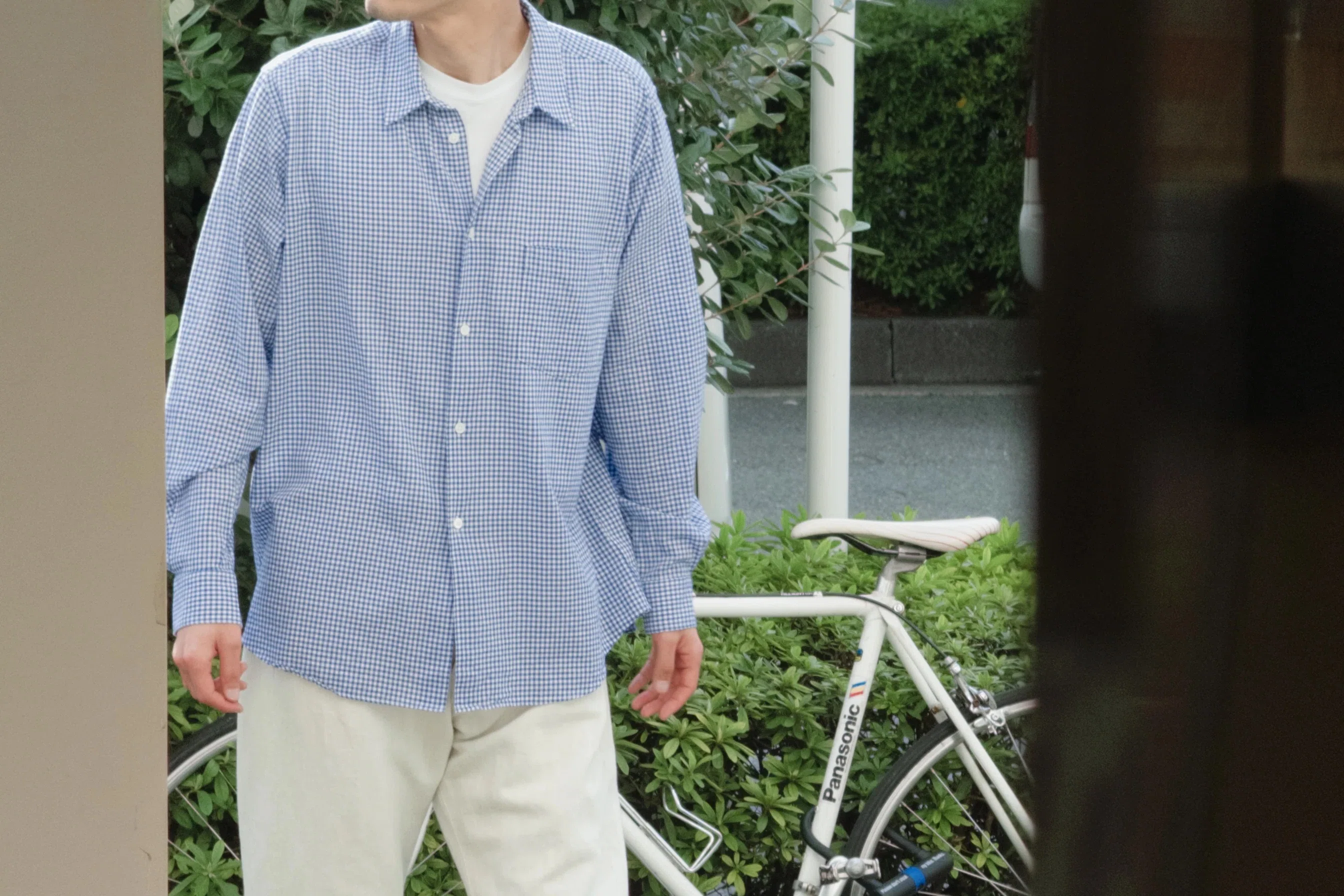 Dhal Regular Shirt Dobby Gingham｜keylimeTokyo