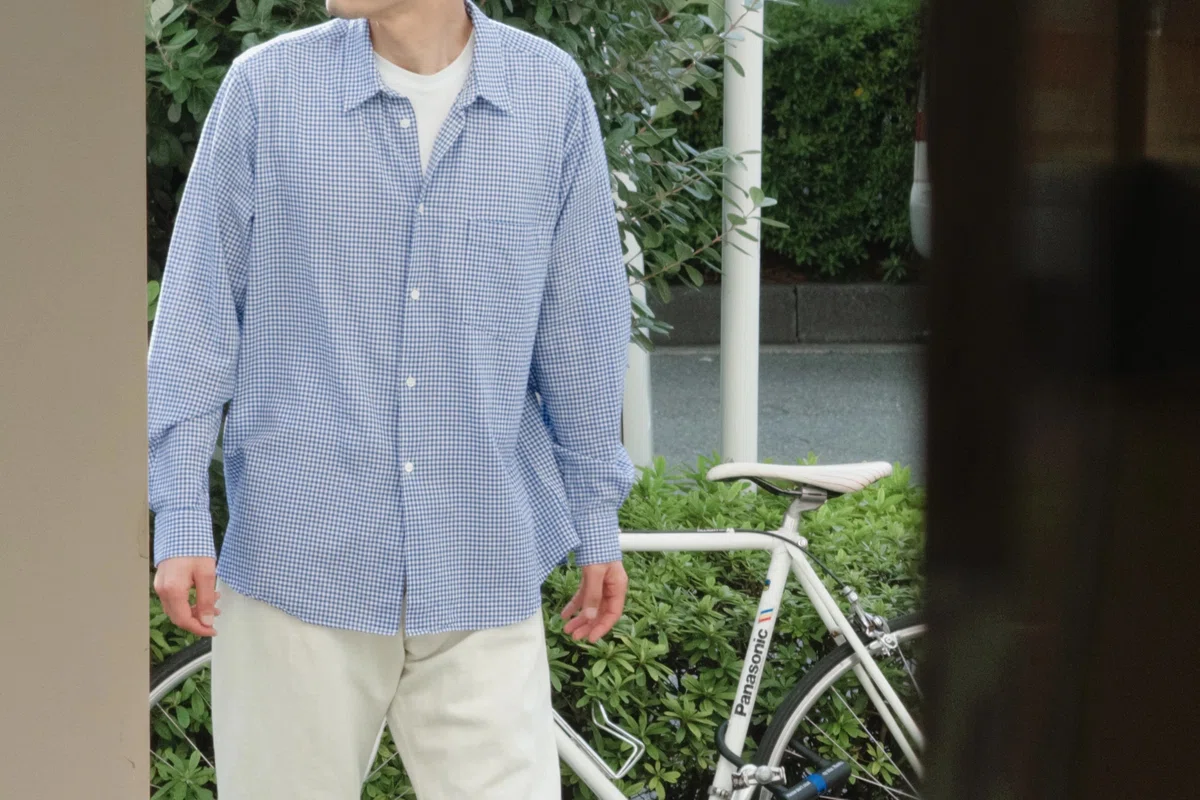 Dhal Regular Shirt Dobby Gingham｜keylimeTokyo