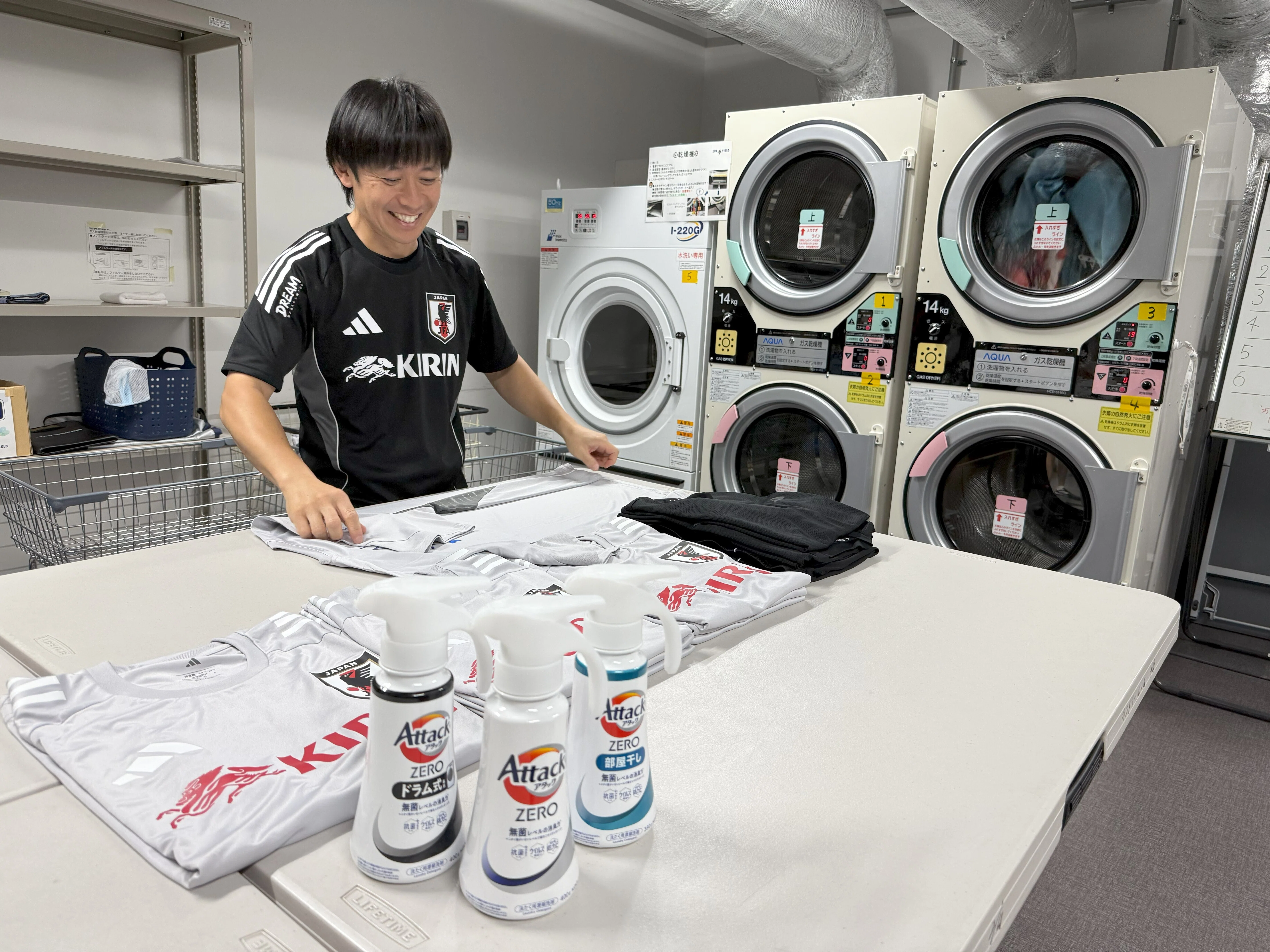 スポーツにも“まっさらな清潔”を。サッカー日本代表キットマネージャー