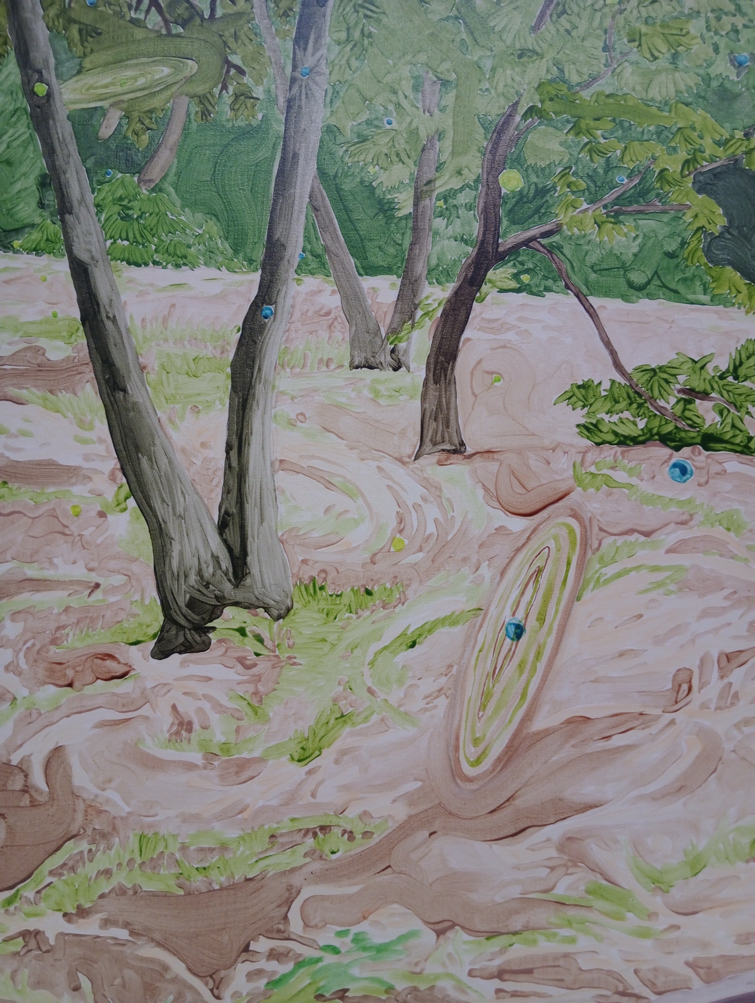 原良介 サギ子とフナ子 光のそばで」（平塚市美術館）｜かろ