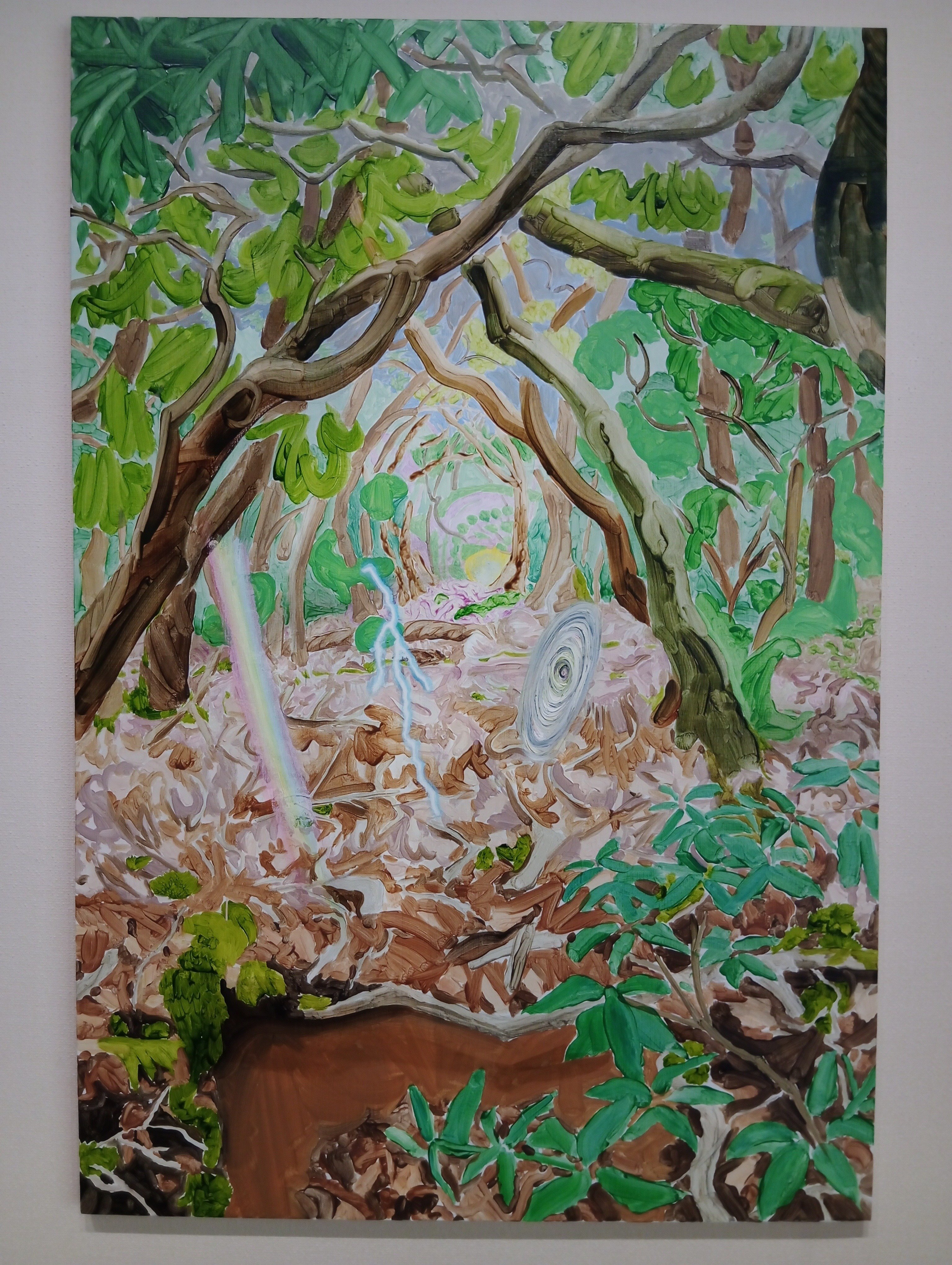 原良介 サギ子とフナ子 光のそばで」（平塚市美術館）｜かろ