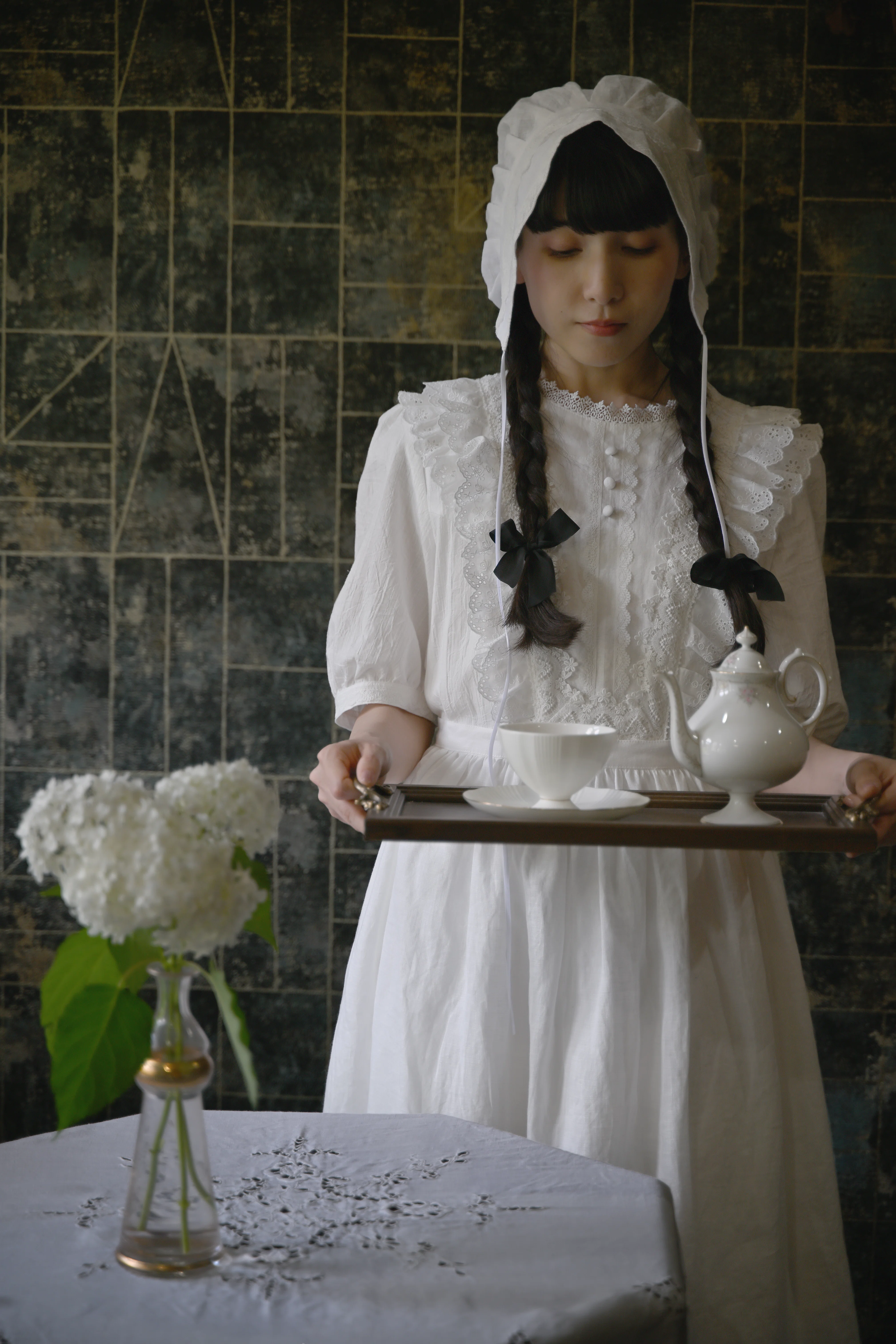 天使のパーラードレス ブルー SERAPHIM 日本製 天使のパーラードレス｜SERAPHIIM