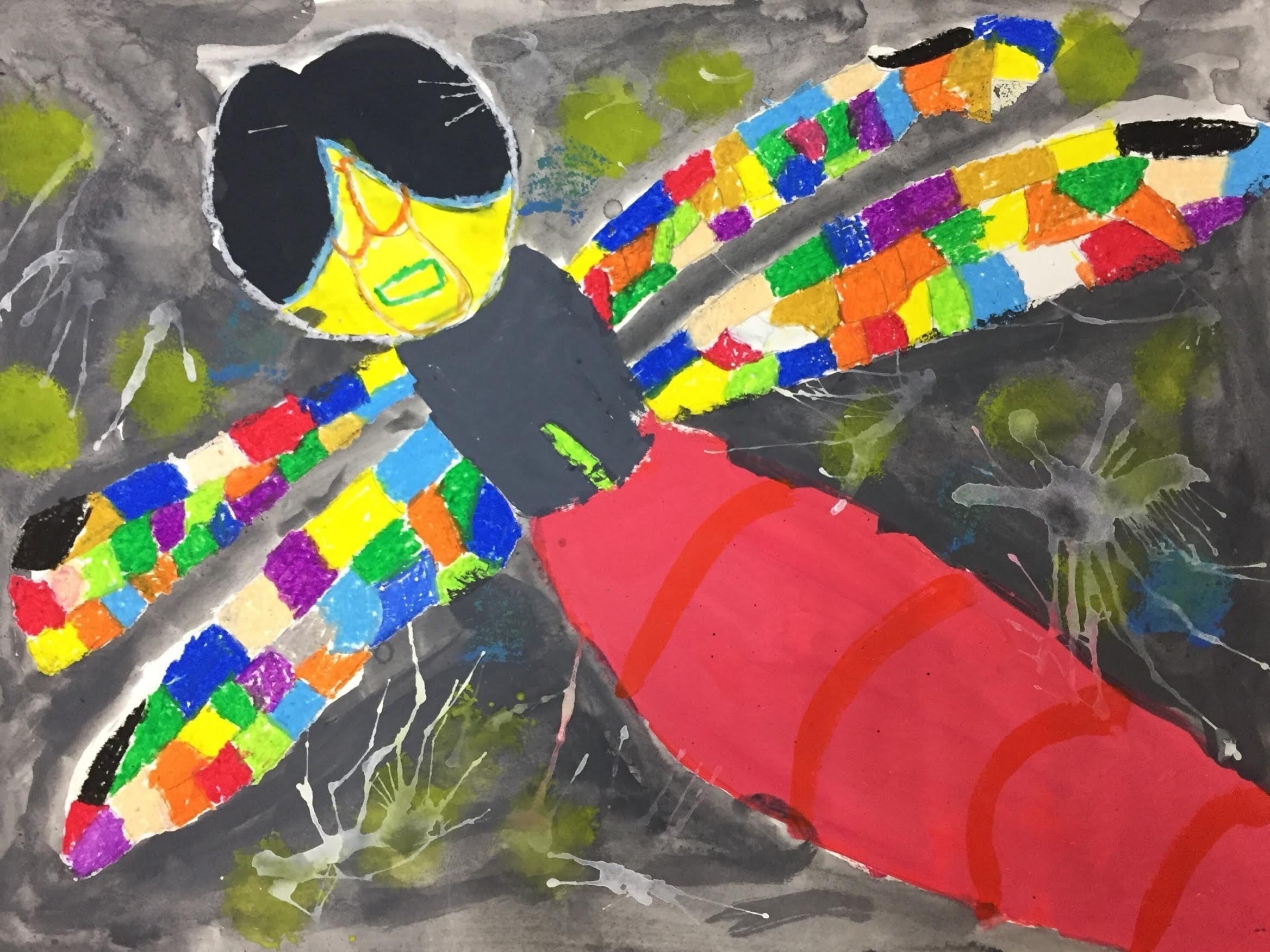 絵が苦手な子にも！夏休みの絵画におすすめ技法テクニック3選｜マミ