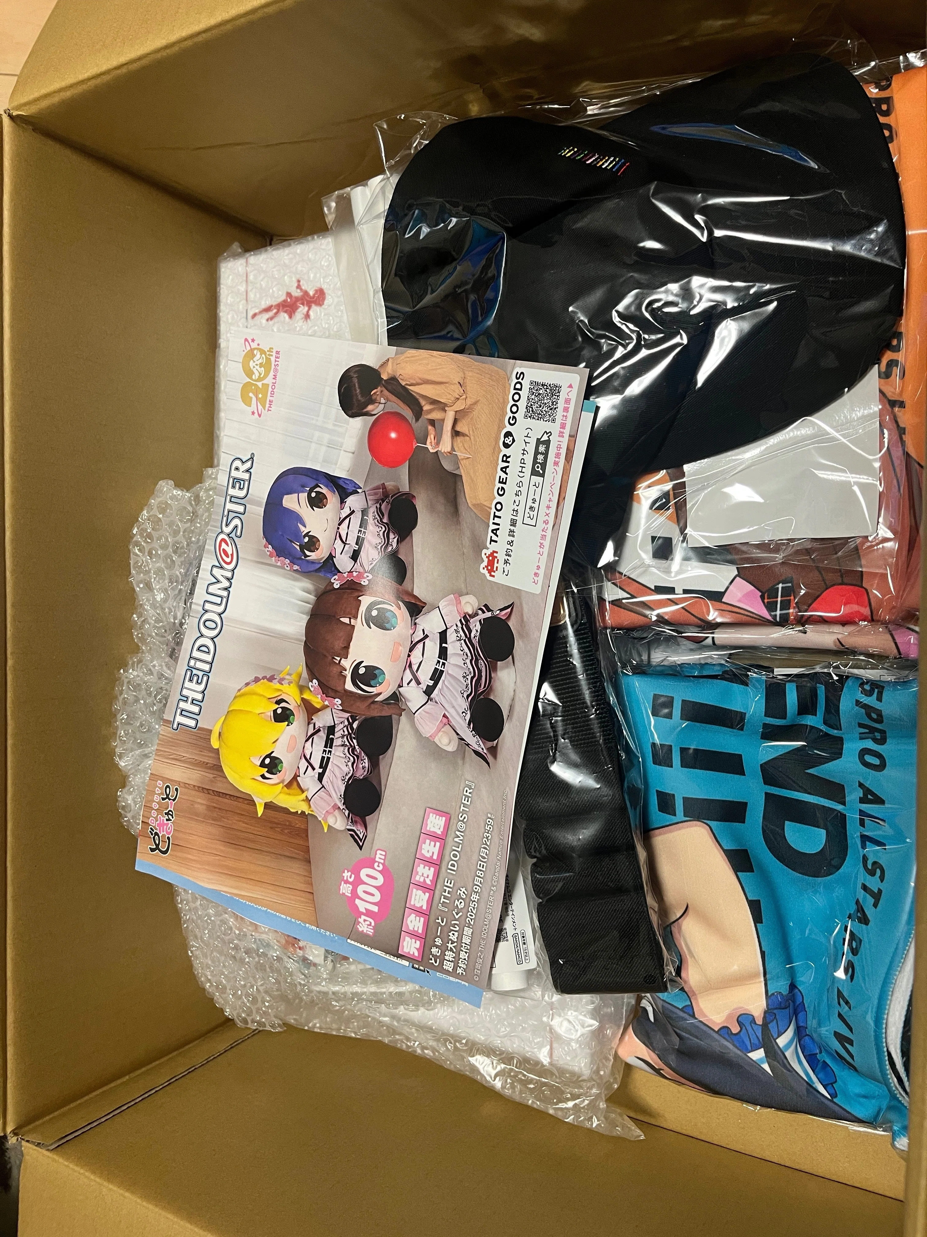 NEVER END IDOL!!!!!!!!!!!!!のグッズが届いたので、開封の儀を