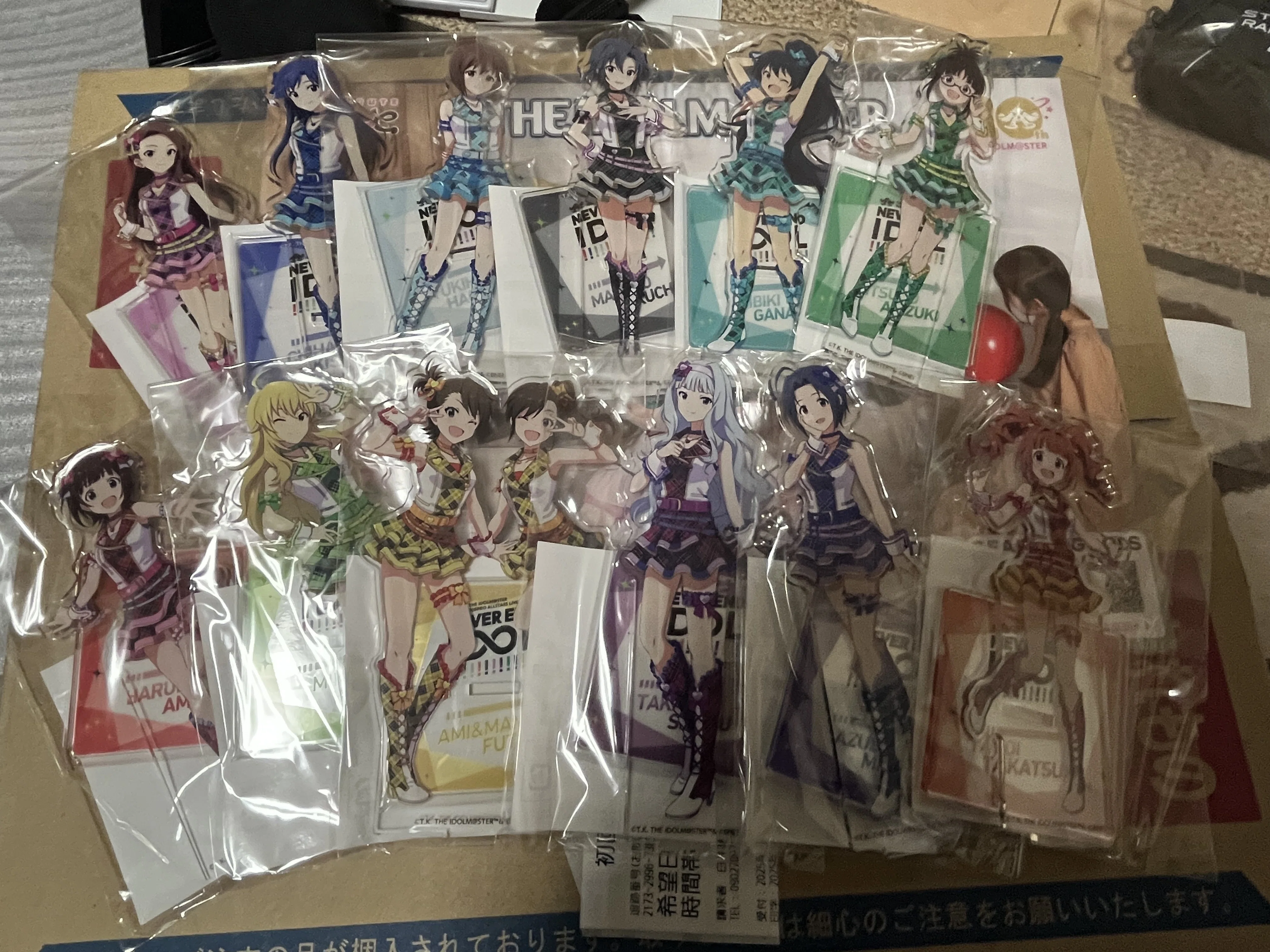 NEVER END IDOL!!!!!!!!!!!!!のグッズが届いたので、開封の儀を