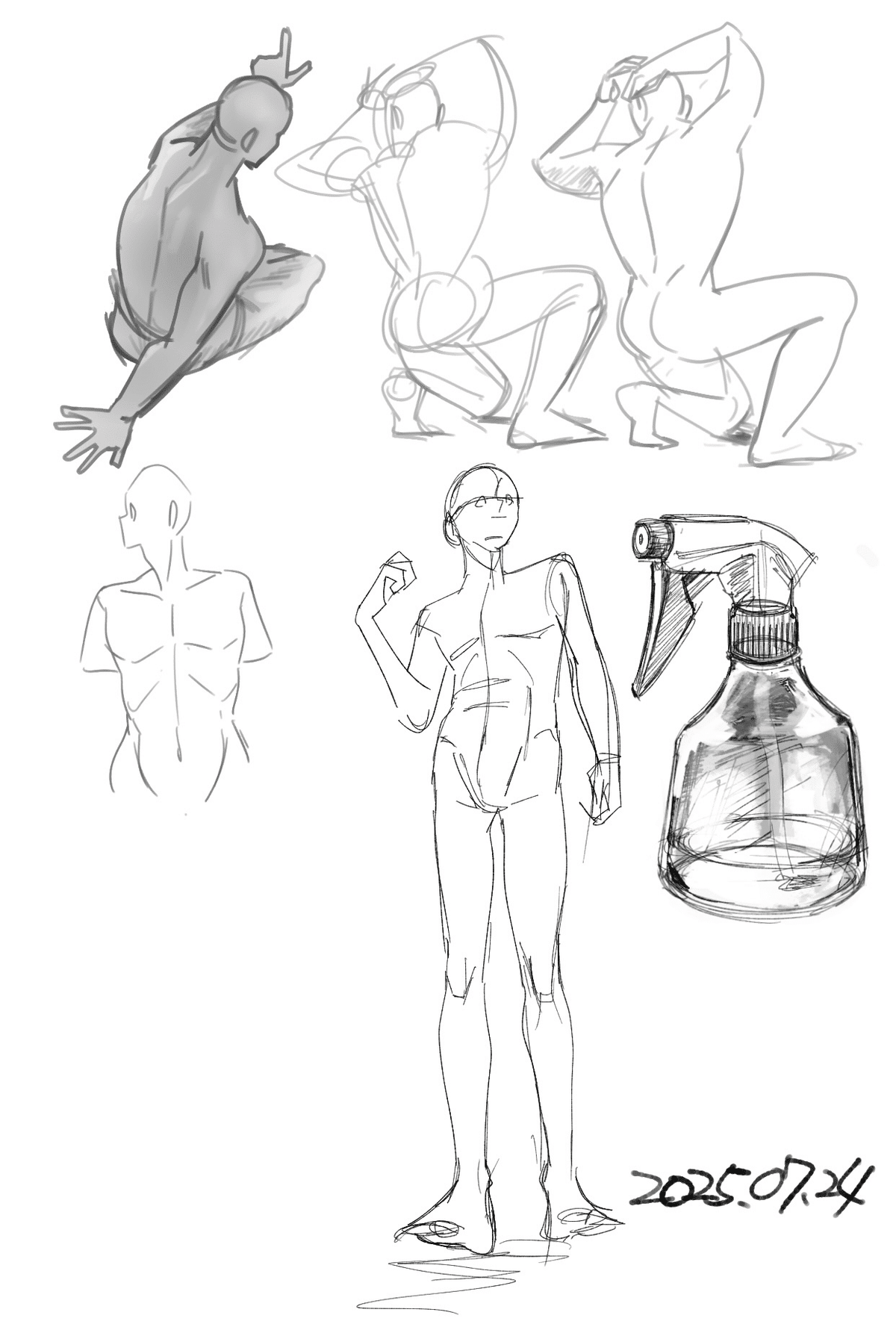 今日の参考ポーズZ｜二次創作漫画の忘備録