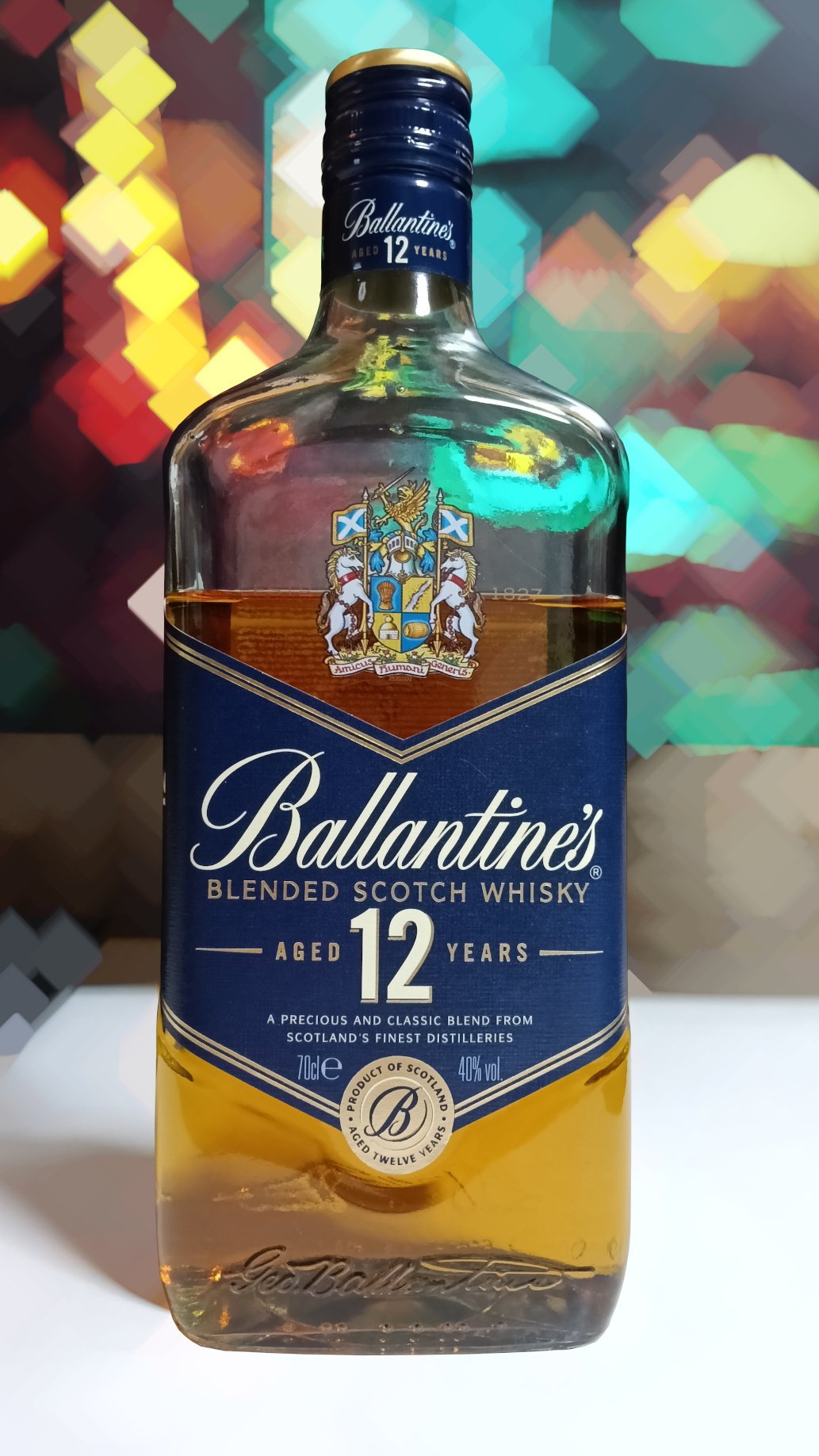 本日の酒『バランタイン 12年』｜結城わんこ