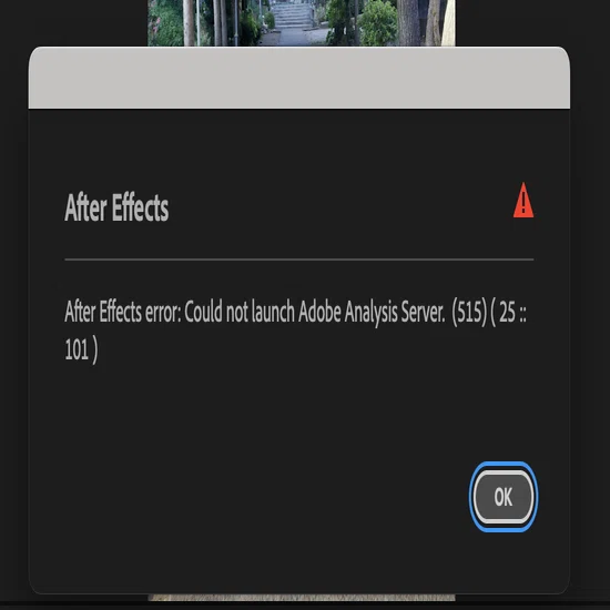 After Effectsの不具合に負けないぞ【Could not launch Adobe Analysis