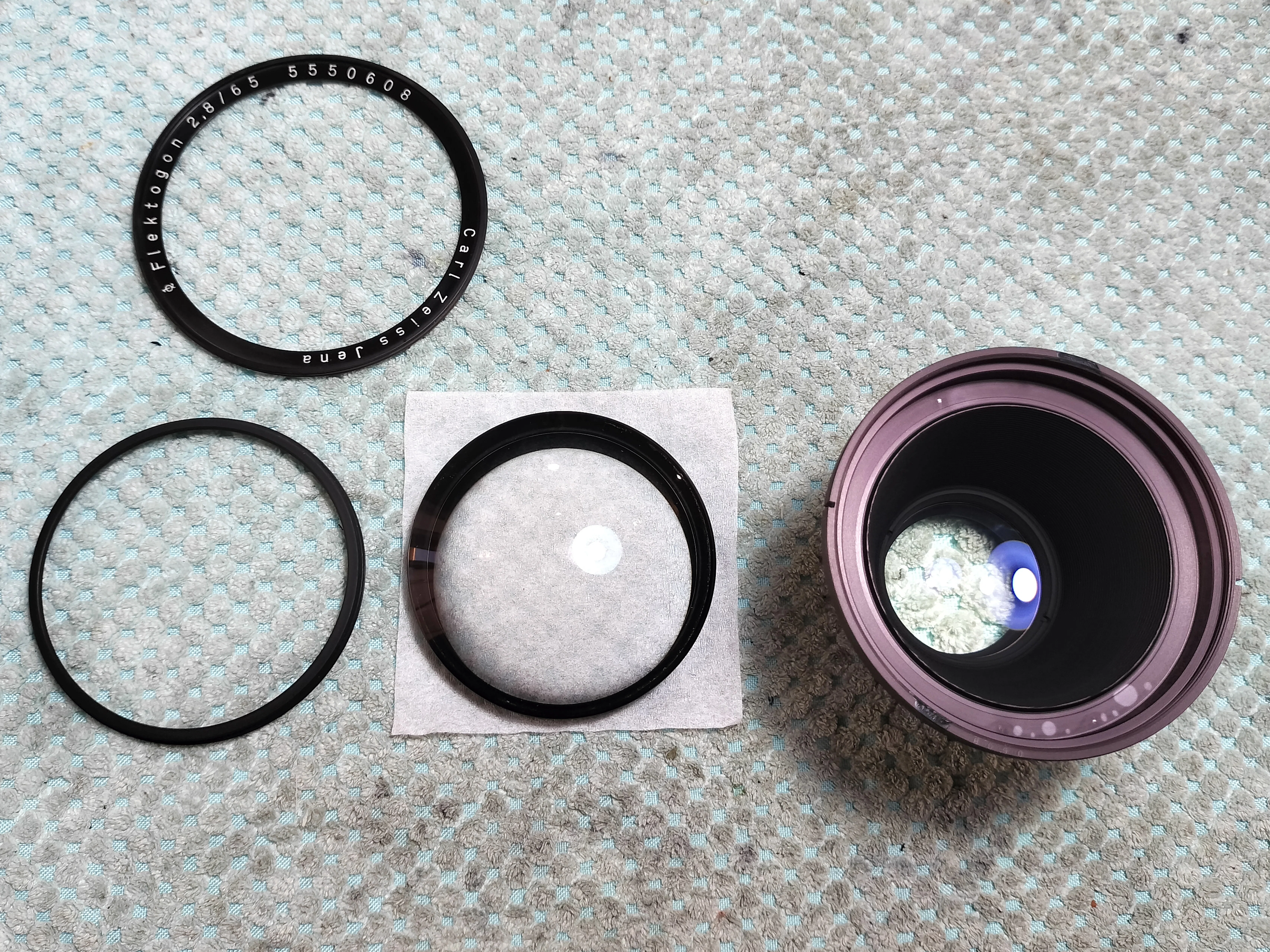 Carl Zeiss Jena Flektogon 65mm F/2.8の分解 ｜フィルムカメラ修理の