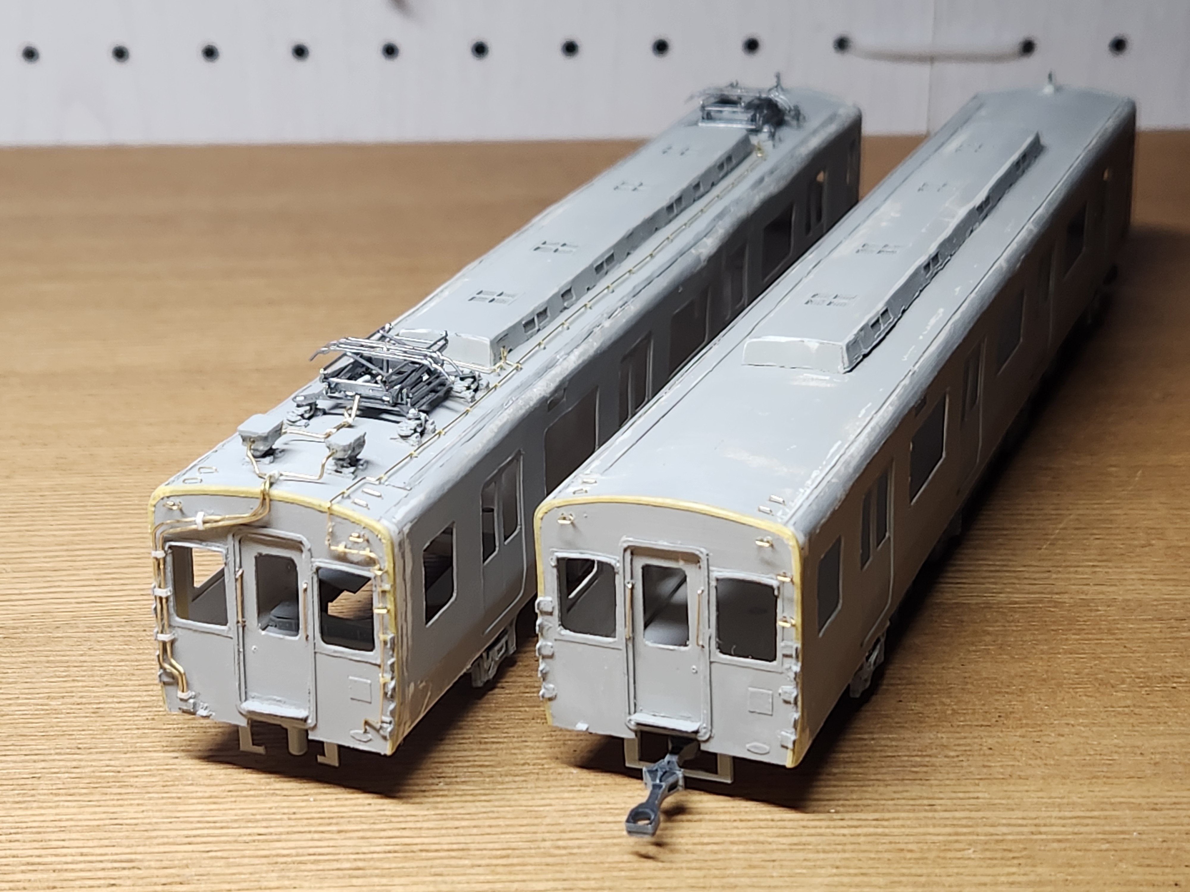 模型進捗報告【紙で作る近鉄電車Vol.1 VE51編】｜入葉テシア