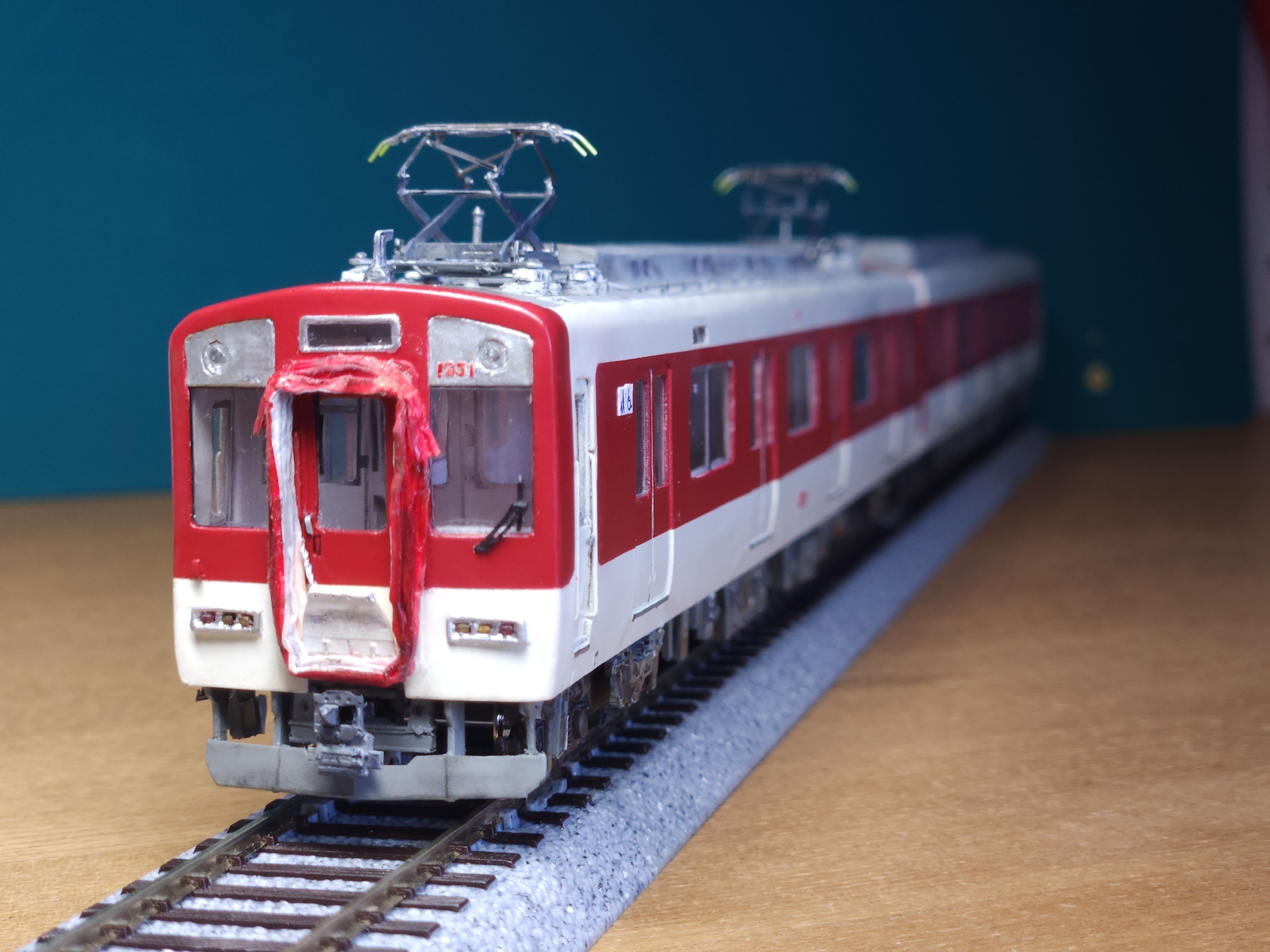 模型進捗報告【紙で作る近鉄電車Vol.1 VE51編】｜入葉テシア