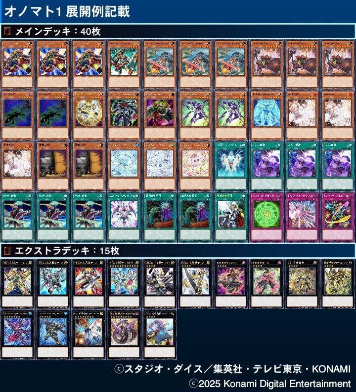 遊戯王【新規入り構築‼️】オノマトホープデッキ４０枚 遊戯王 オノマト 展開｜寛大