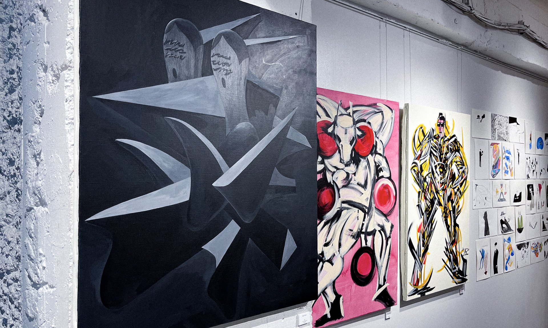 Yoshio Yamada 絵画 RYOJI YAMADA Solo exhibition「CITYNESS LaLaLa, BROTHERS