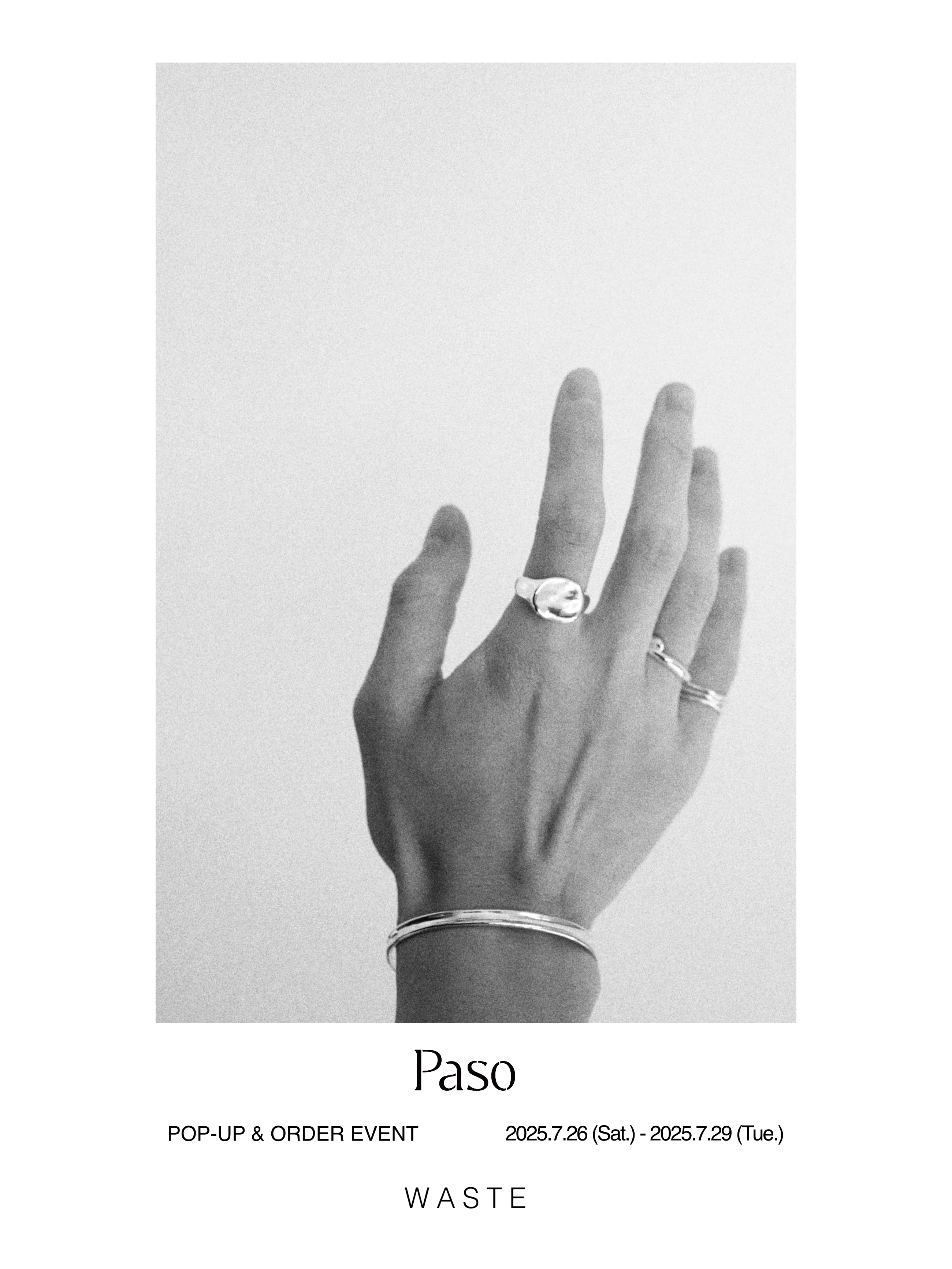 個の輝きを引き立てる、飾らないジュエリー。Paso jewelry (パソ 