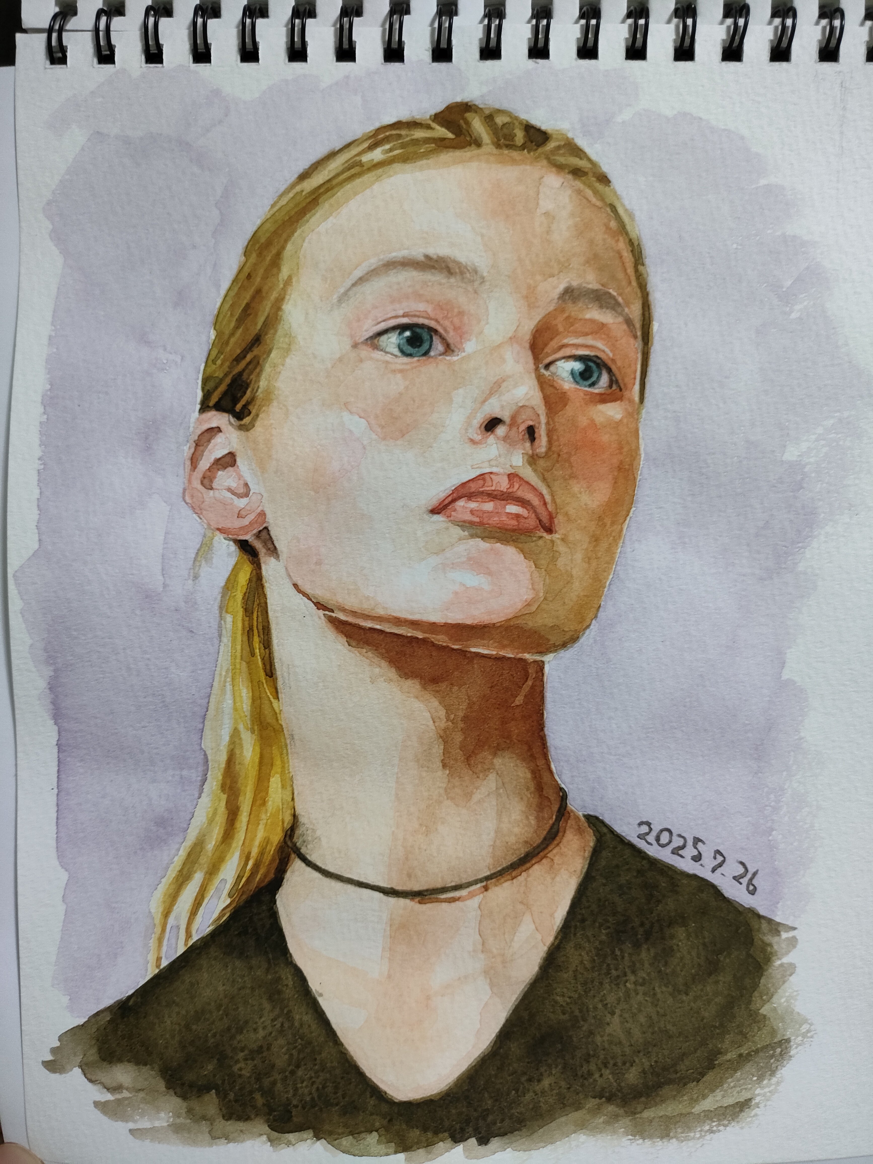 朝模写•教本の模写習慣】56日目 水彩画｜きりん