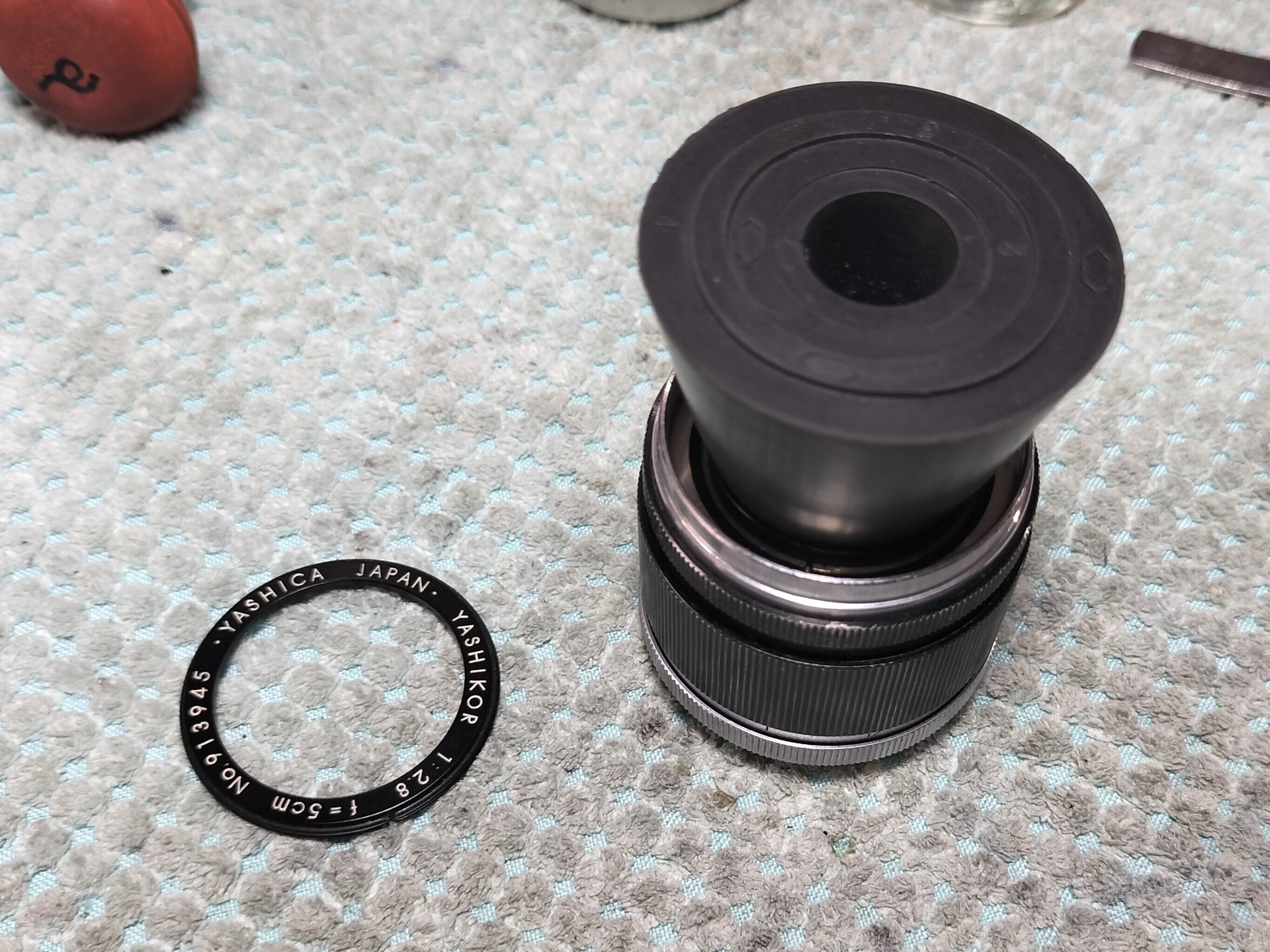 Yashica Yashikor 5cm F/2.8 L39の分解｜フィルムカメラ修理の