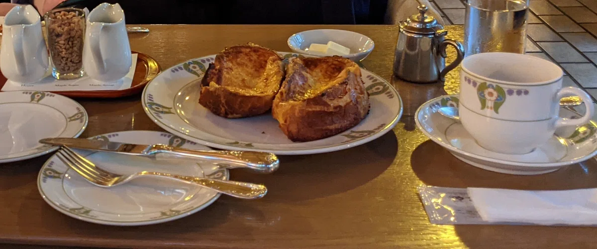 軽井沢 万平ホテル カフェテラス フレンチトースト