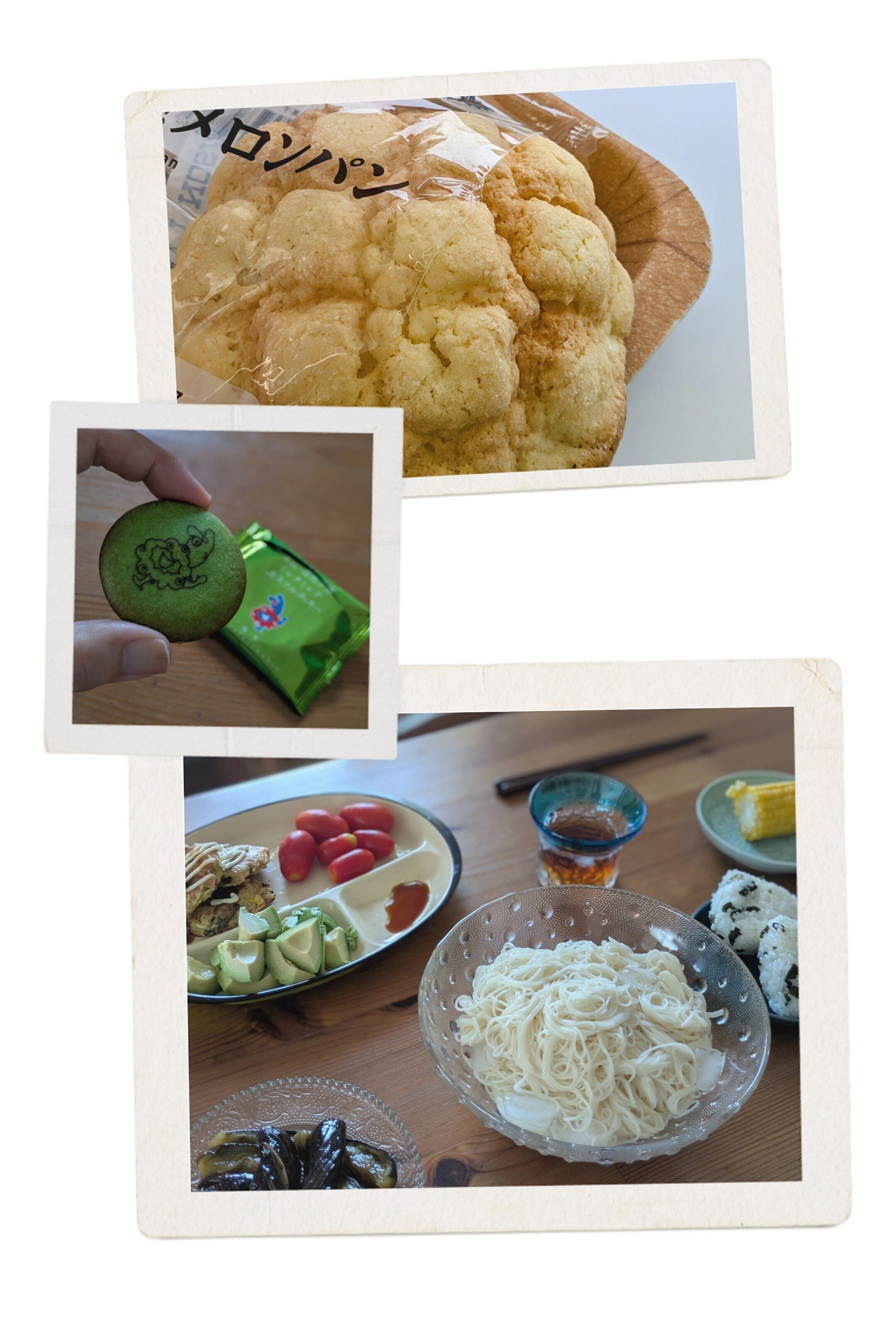 小さなバカンス#1 メロンパン、それからそうめん｜50W