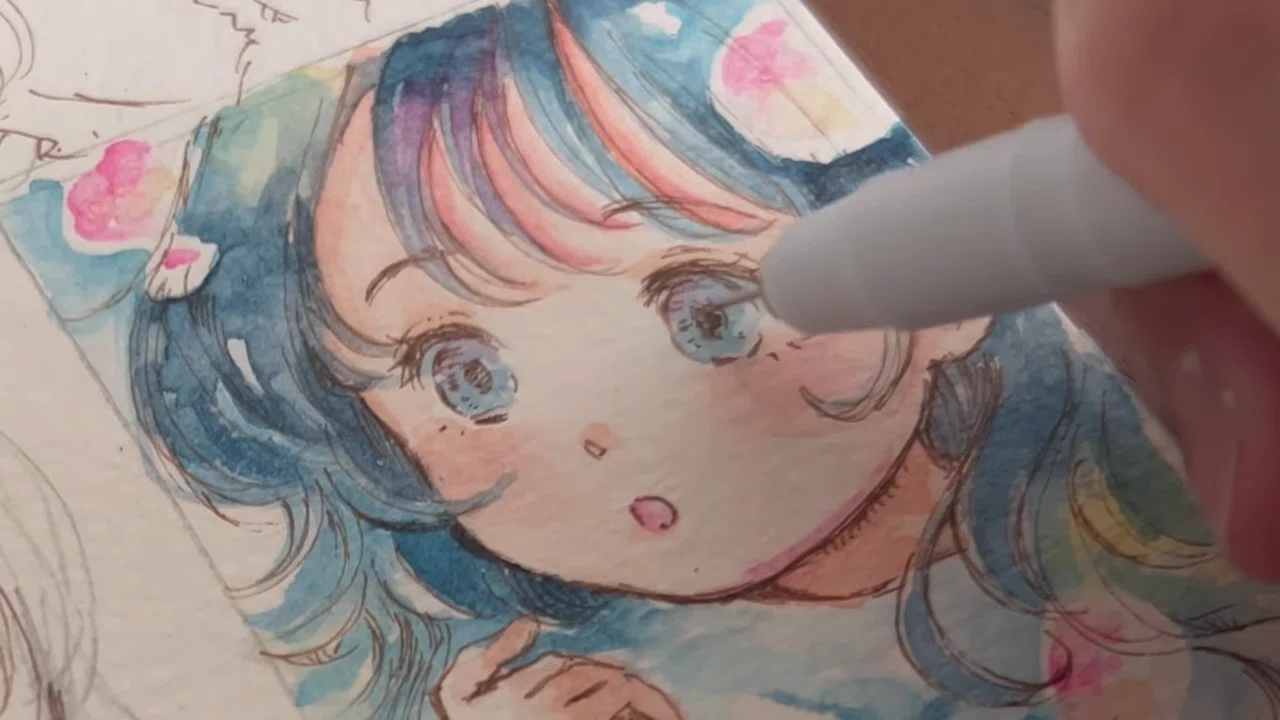 小さな原画たちと、これからの事。｜ナギノユカ/水彩イラスト