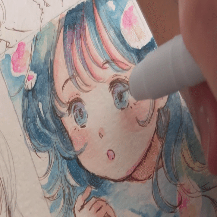 小さな原画たちと、これからの事。｜ナギノユカ/水彩イラスト