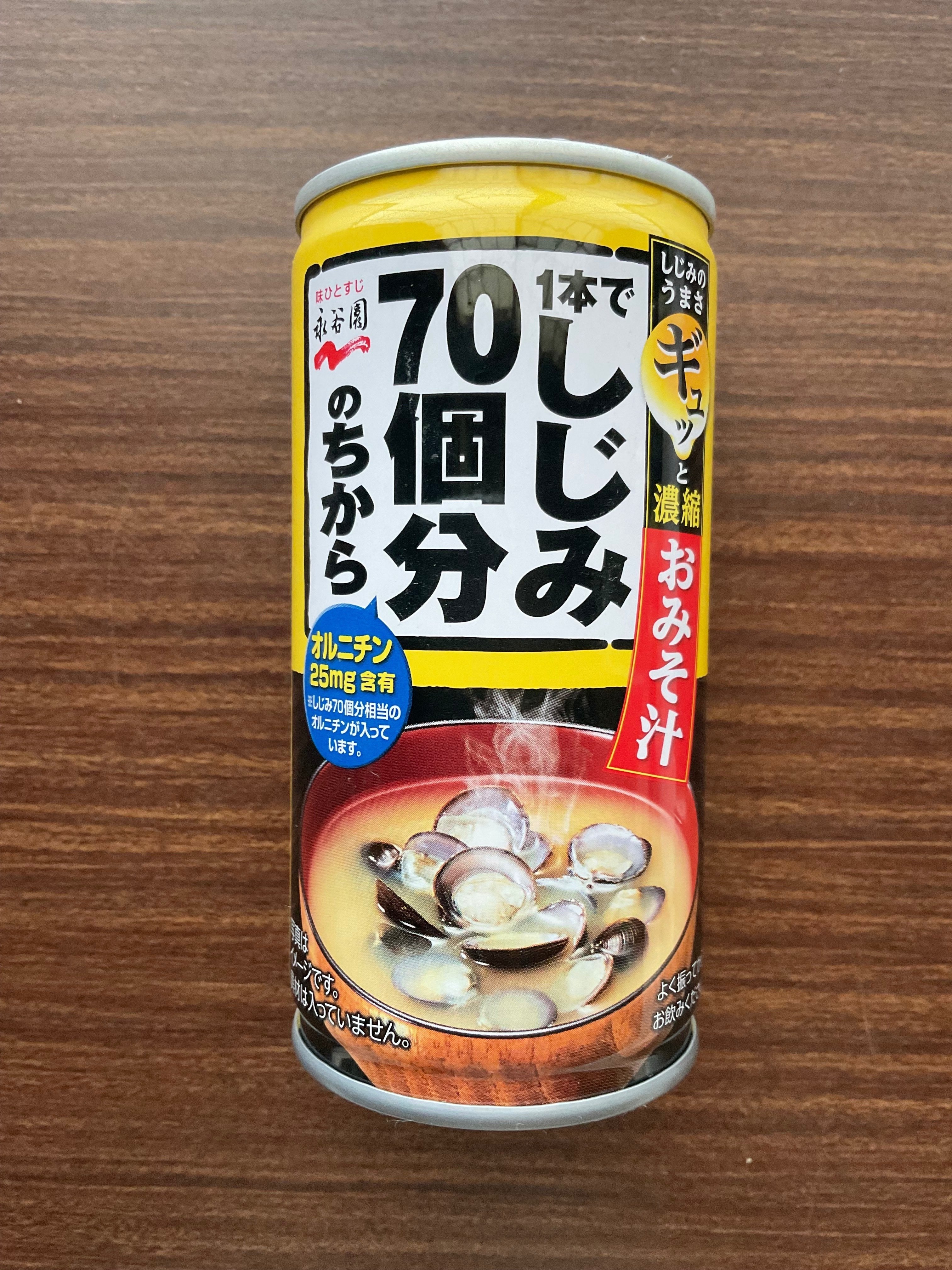 株式会社永谷園 / 1本でしじみ70個分のちから 缶みそ汁190g｜yabuka